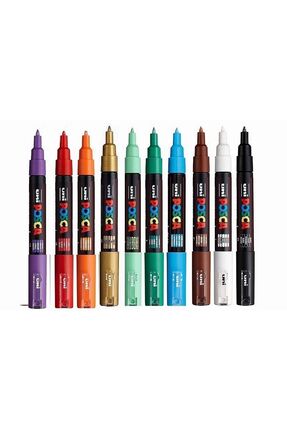 Uni Unı Posca Pc-1m 10 Renkli Set
