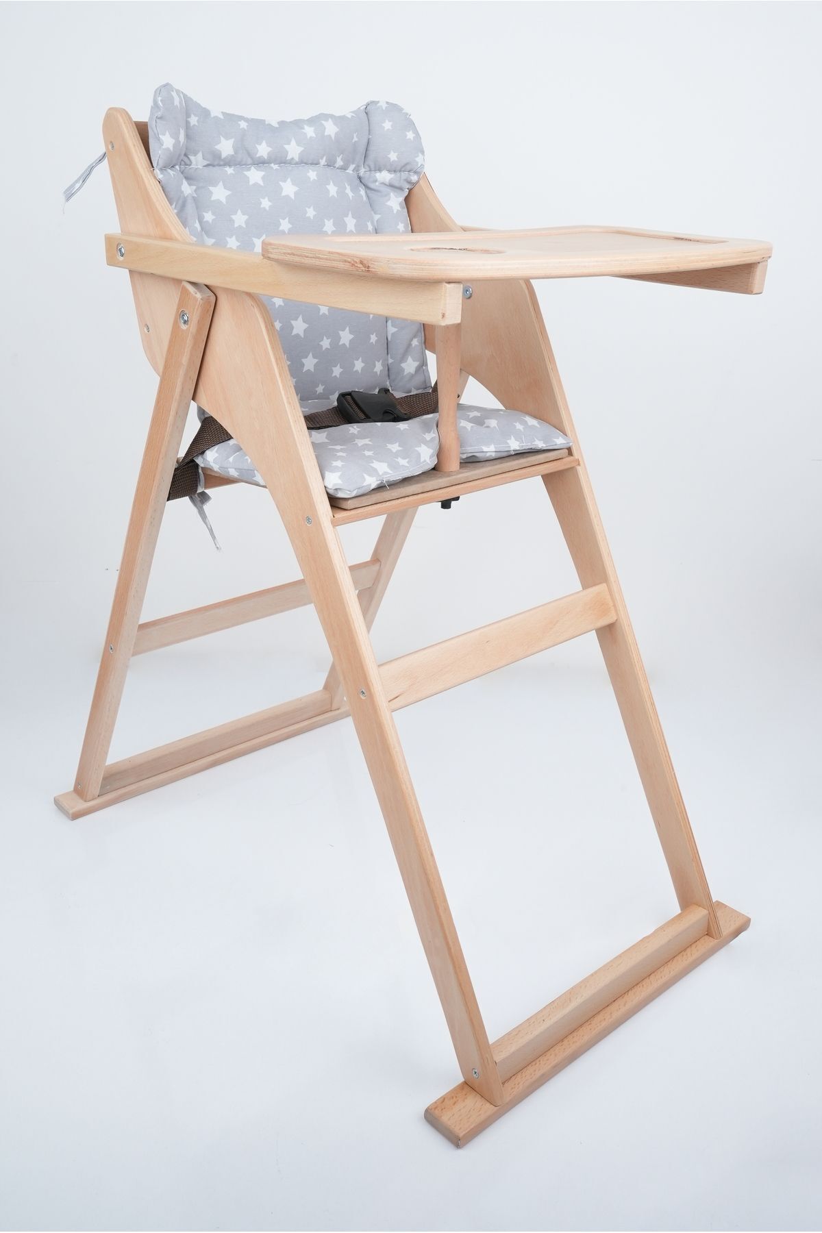 Folding wooden highchair best sale