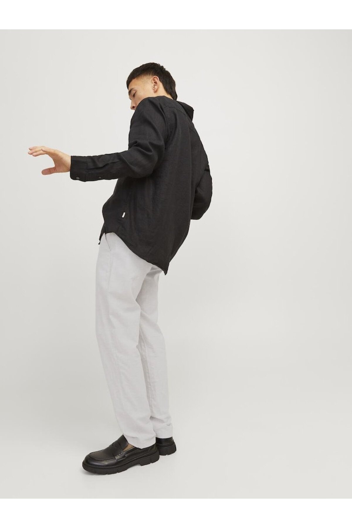 شلوار مردانه راسته فاق نرمال | جک اند جونز Jack & Jones TYCK16HQ6N172434331001145 - تصویر 4