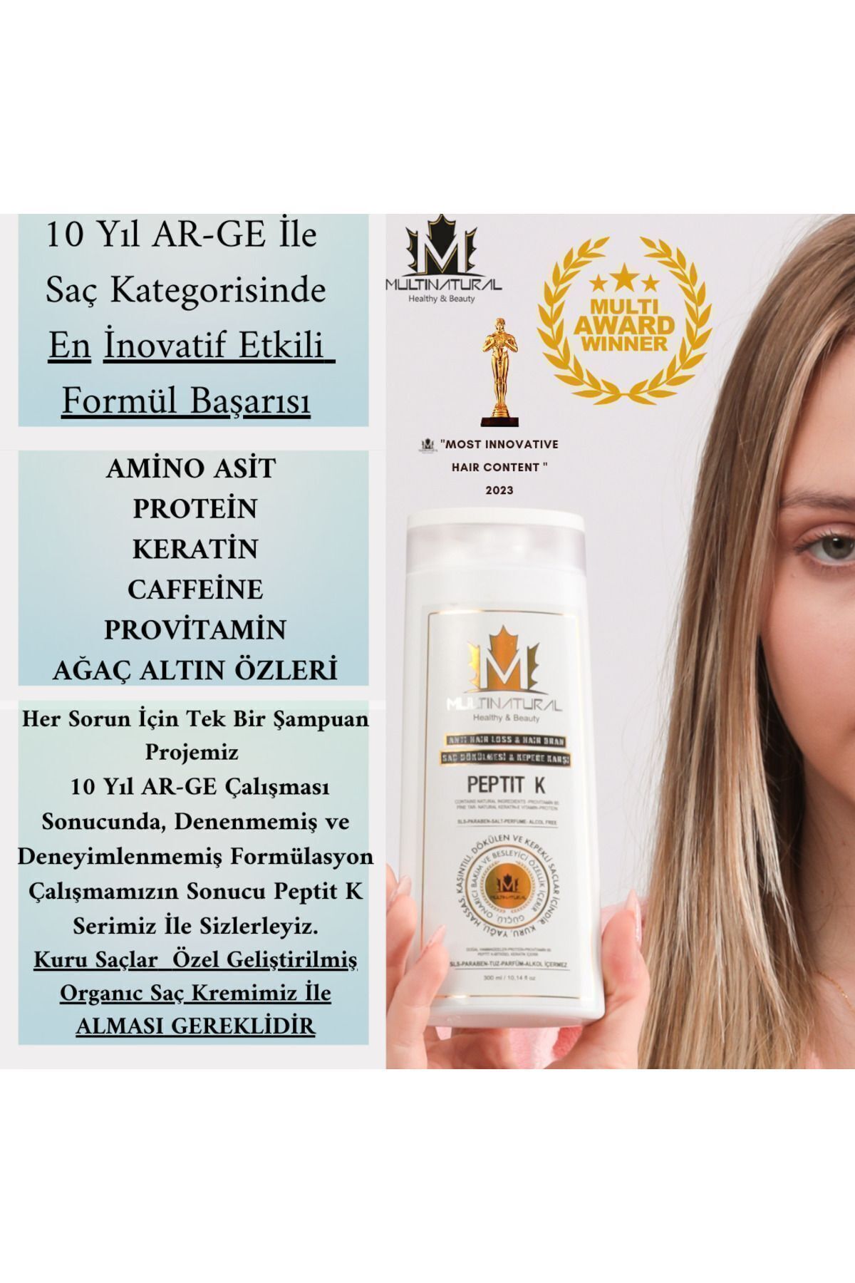 multinatural-Organic 4 Pieces Eczema -x Series Dandruff and Itching Flaking Shampoo 5