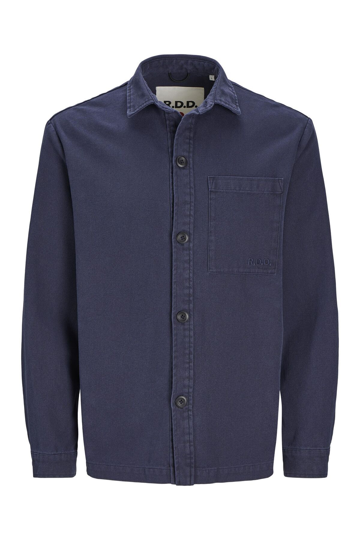 R.D.D. ROYAL DENIM DIVISION-Overshirt Rdd Locker Geschnitten Overshirt 2