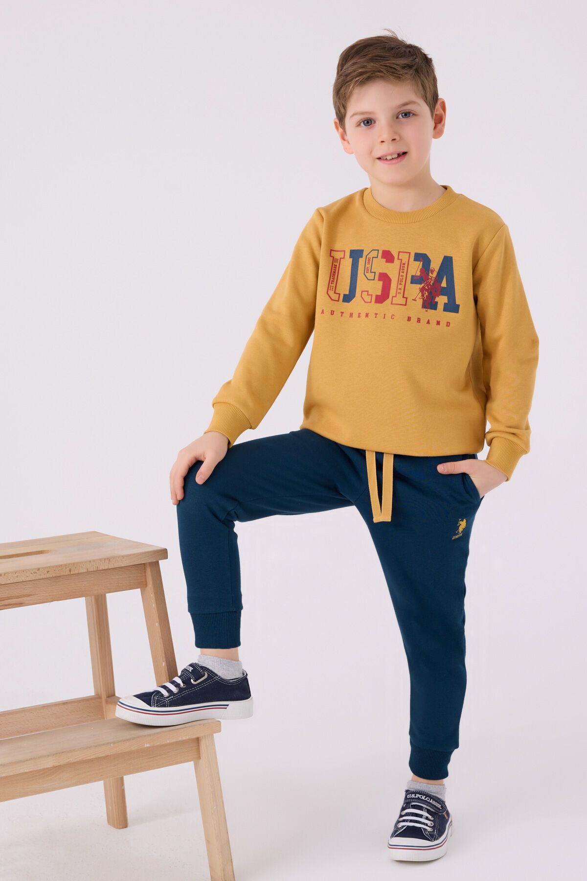 ست گرمکن ورزشی پسرانه یو اس پلو U.S. Polo Assn. اورجینال US1905-C