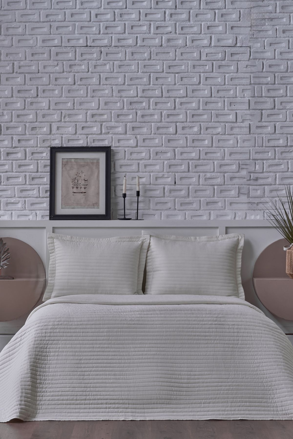 Doqu Home-Ecru Otto Bedspread - Single 2