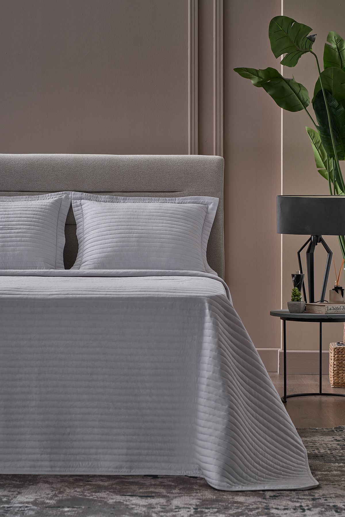 Doqu Home-Light Gray Single Otto Bedspread 6