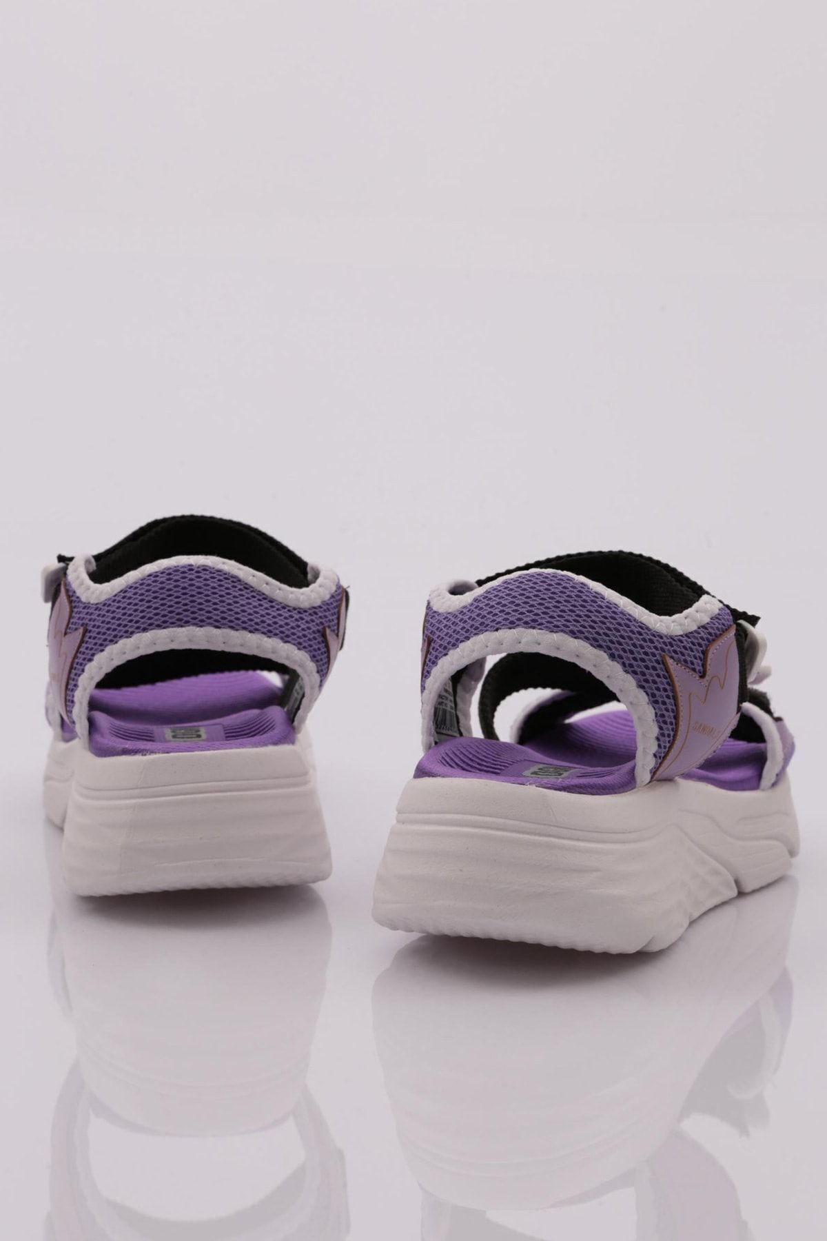 DGN-12593376   Number Women's Lilac Black Sandals 3