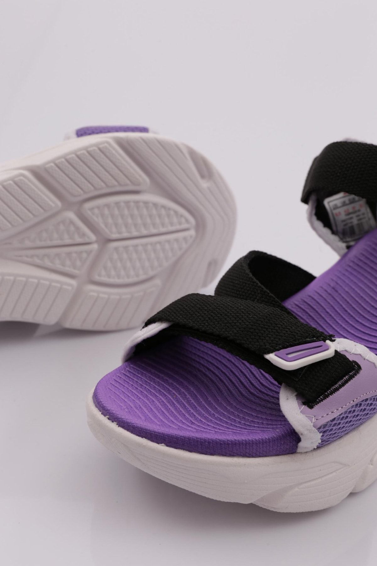 DGN-12593376   Number Women's Lilac Black Sandals 4