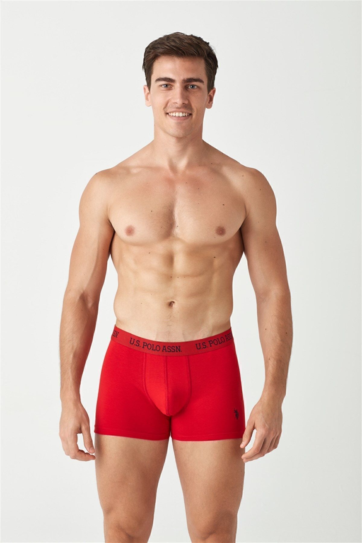 U.S. Polo Assn.-Férfi piros - sötétkék 2 részes boxer 80374 3