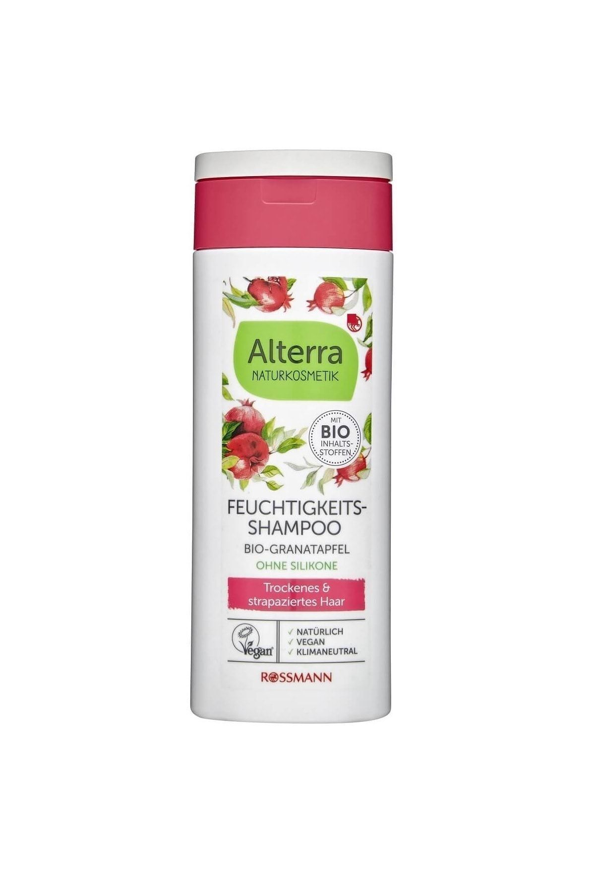 شامپو مردانه و زنانه عصاره انار وگان ROSSMANN VEGAN 200 میل 4305615307718 Alterra