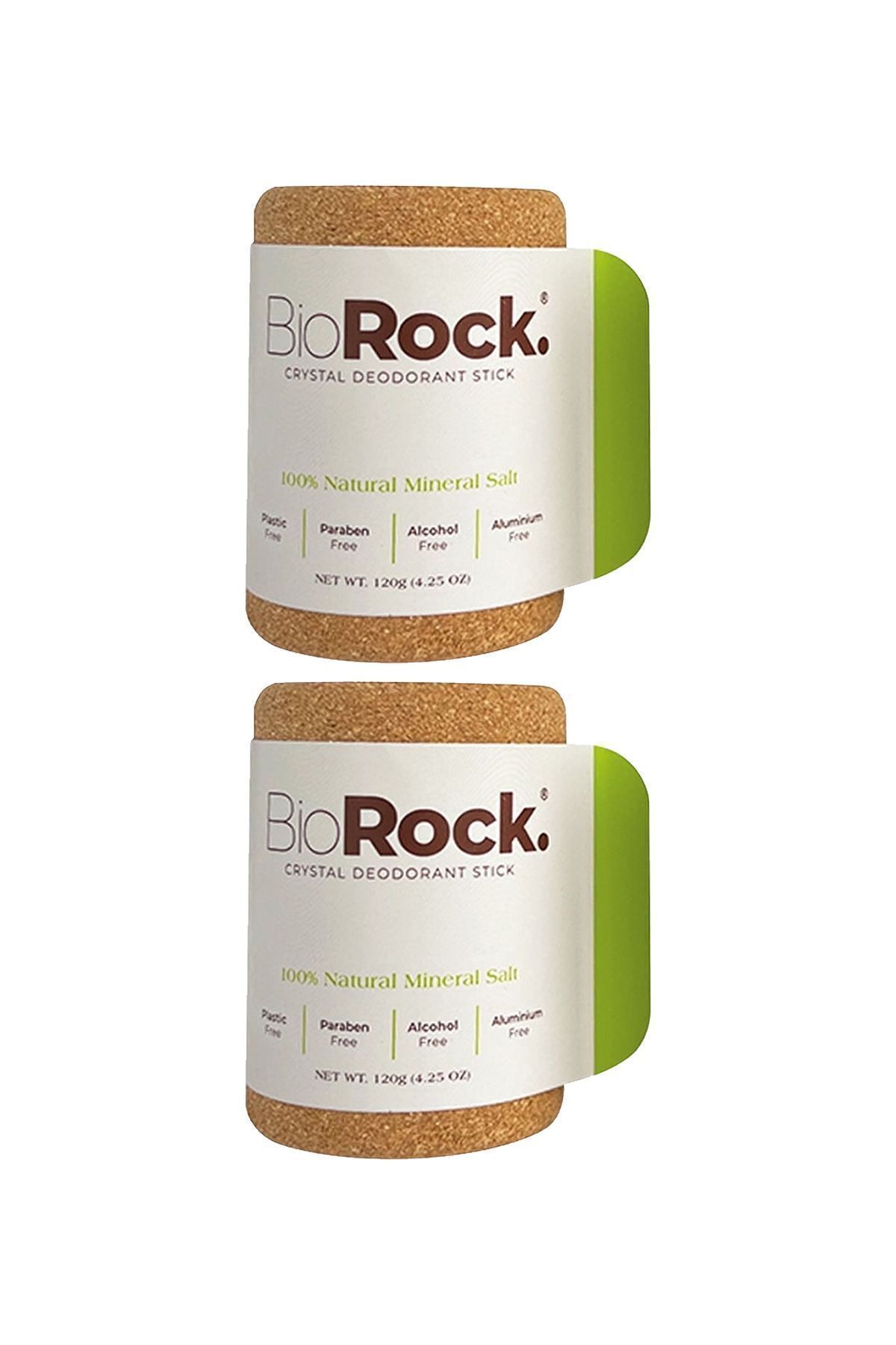 دئودورانت کریستال بیوروک دئودورانت استیک اکولوژیک ضد تعریق 120 گرمی 2 عدد BİOROCK