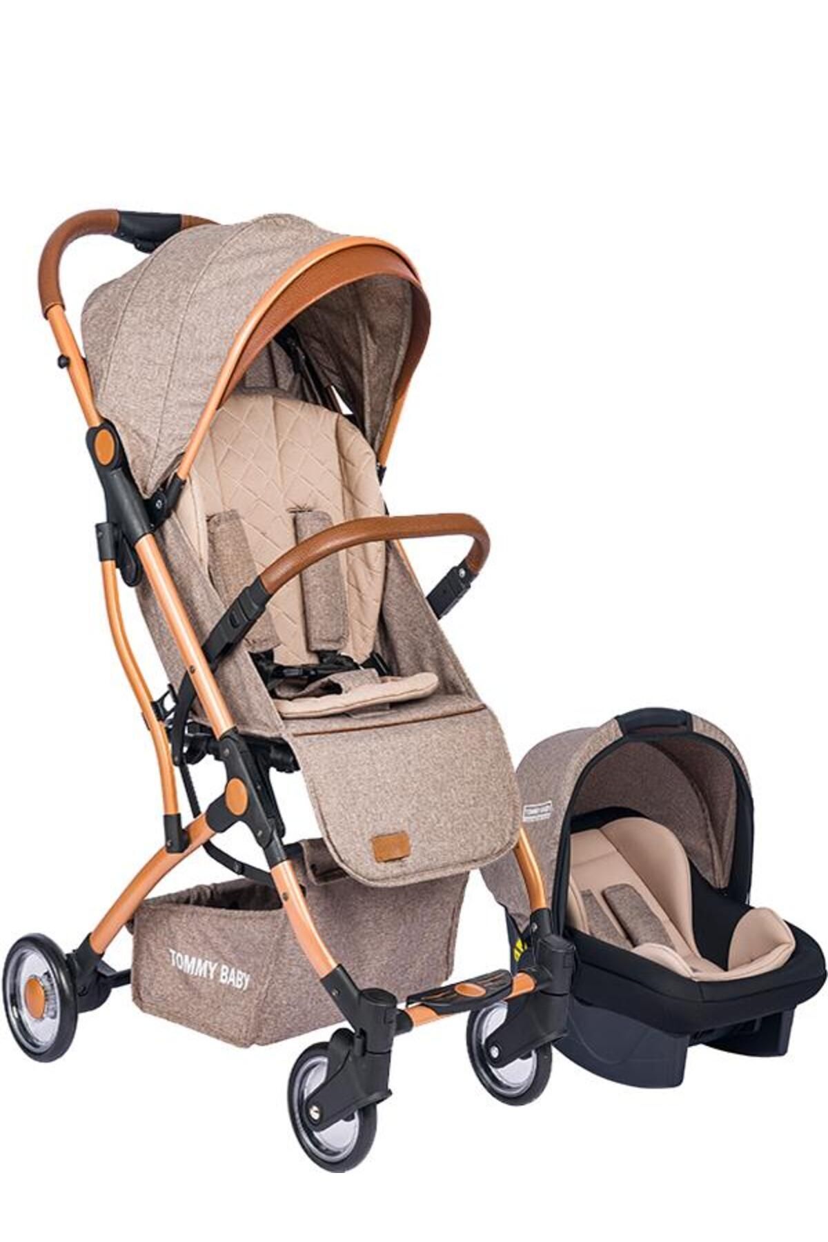 Tommybaby Mia Kabin Travel Bebek Arabası Gold Kabin Boy