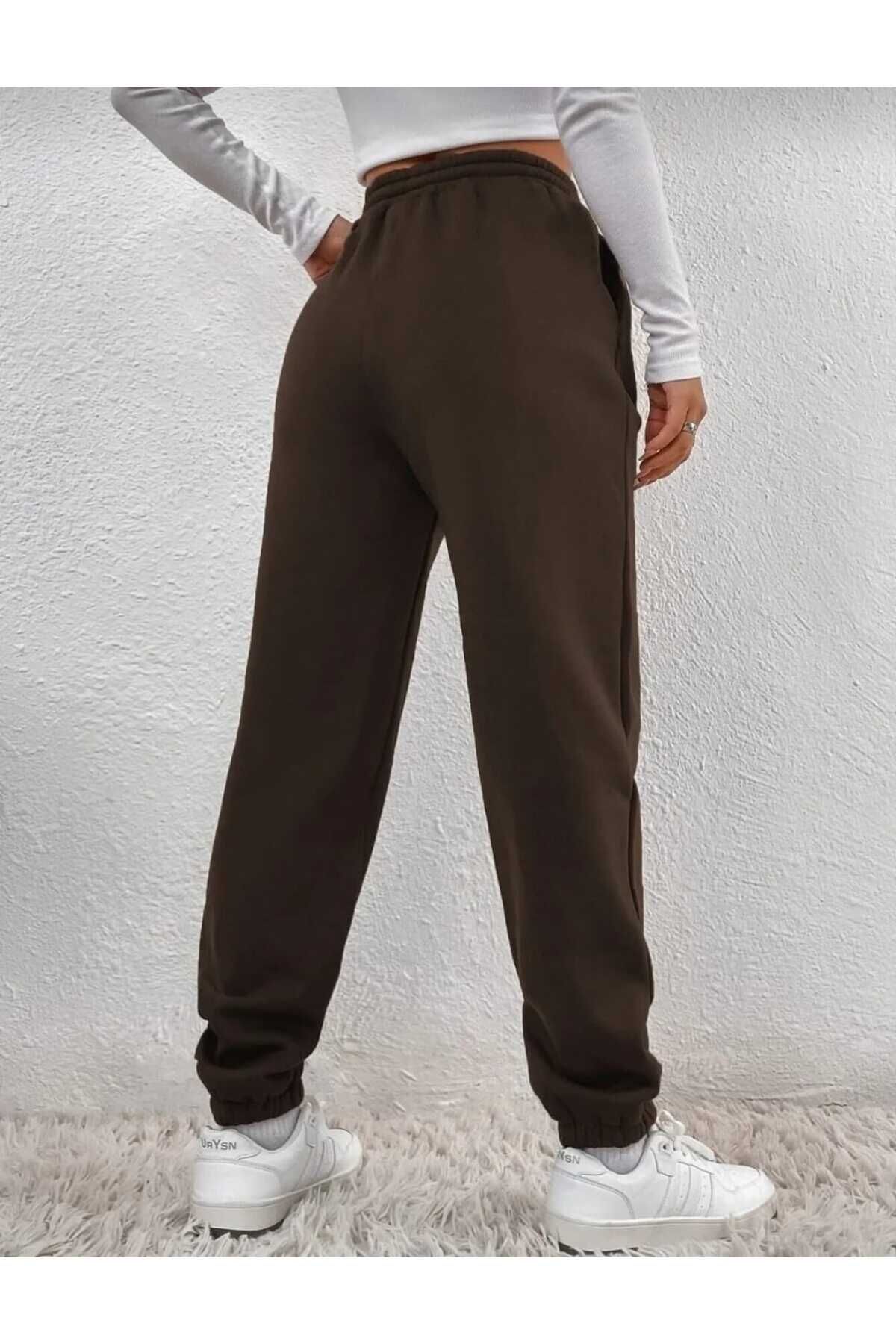 TNR SPORT-High Waist Elastic Jogger Sweatpants 4