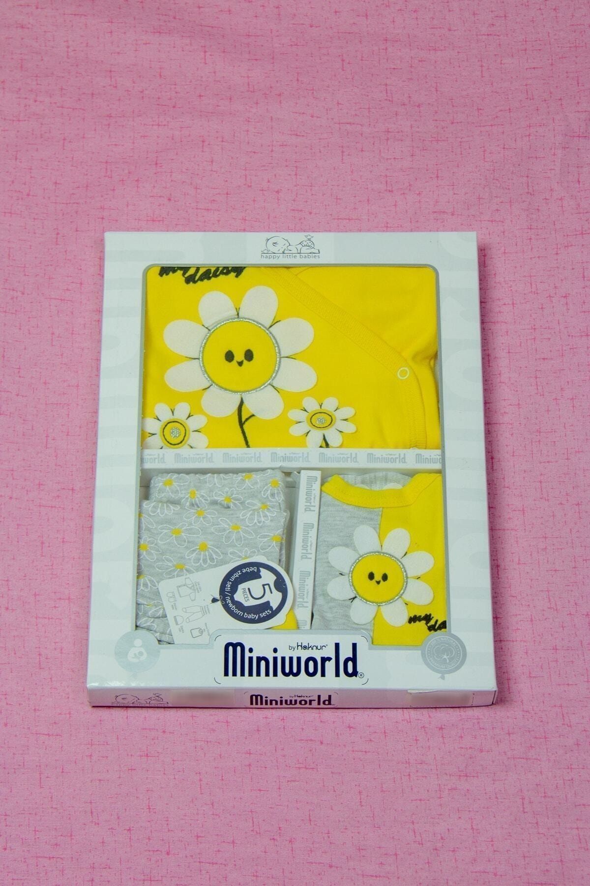 ست نوزادی دخترانه زرد Miniworld | PPTYZBN331652 اورجینال - تصویر 2