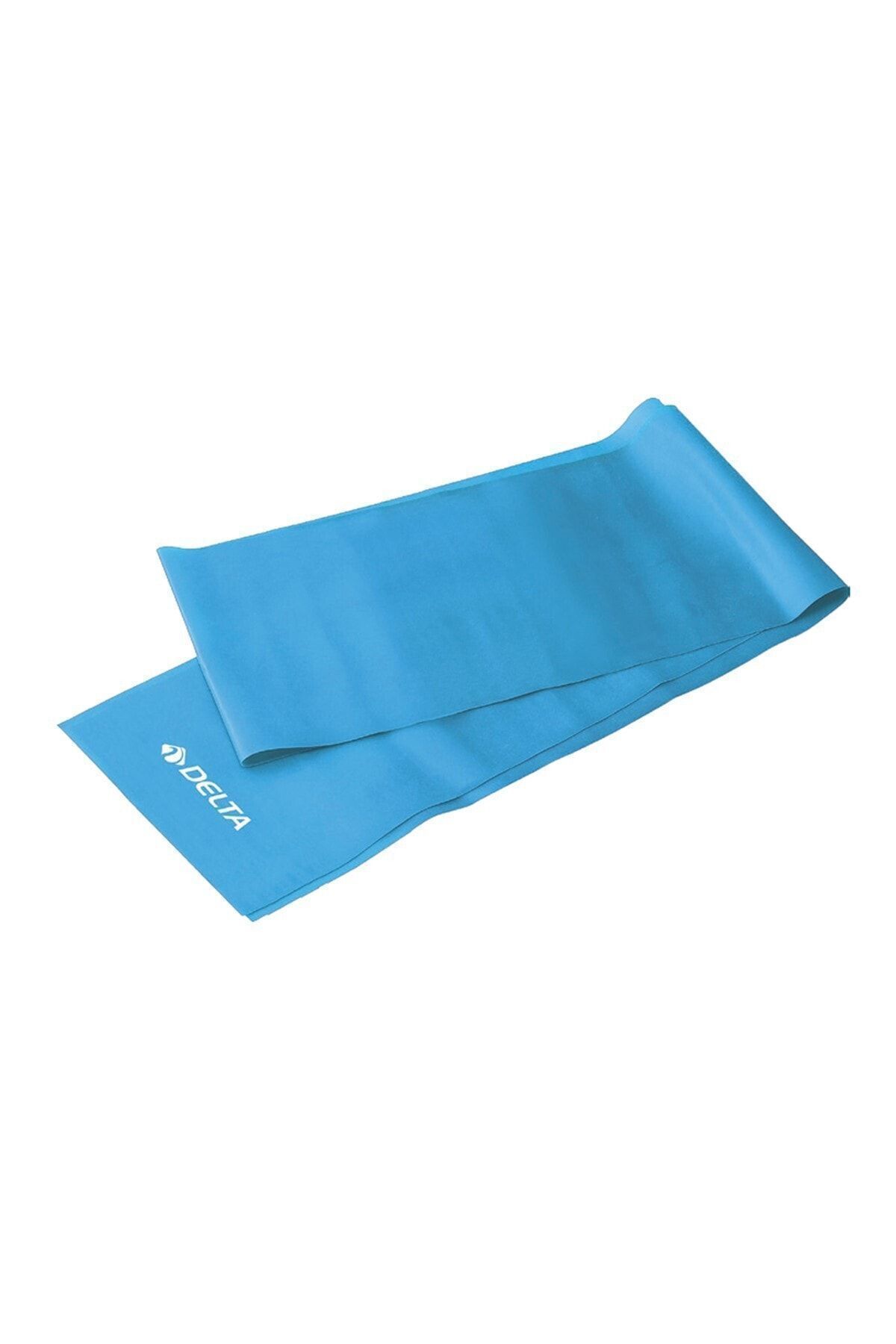 Pilates Bandı Orta Sert 150 x 15 cm Egzersiz Direnç Lastiği (Uç Kısmı Açık)