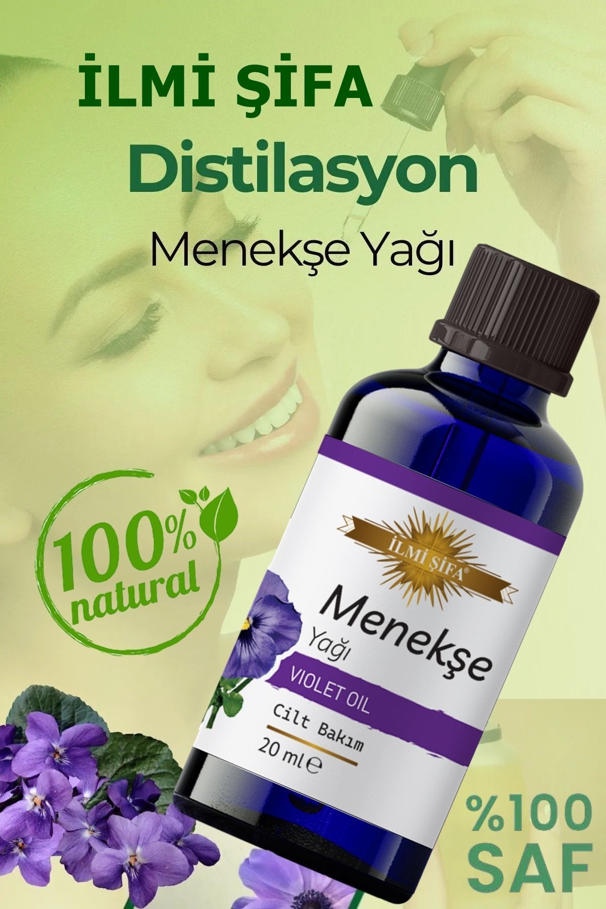 روغن بنفشه 20 میلی لیتر İLMİ ŞİFA