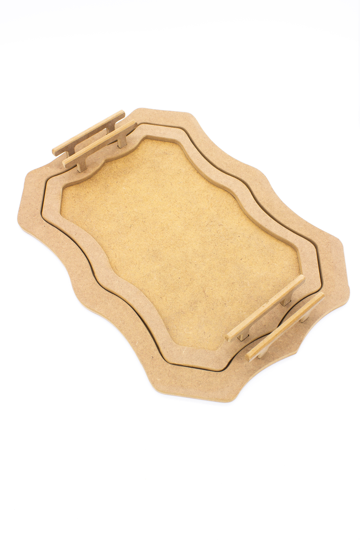 na neşeli ahşap Ahşap Dötgen Takım Tepsi .Ahşap sunum Tepsisi . Ham Ahşap hobi boyama . Söz Nişan Kutlama sunum