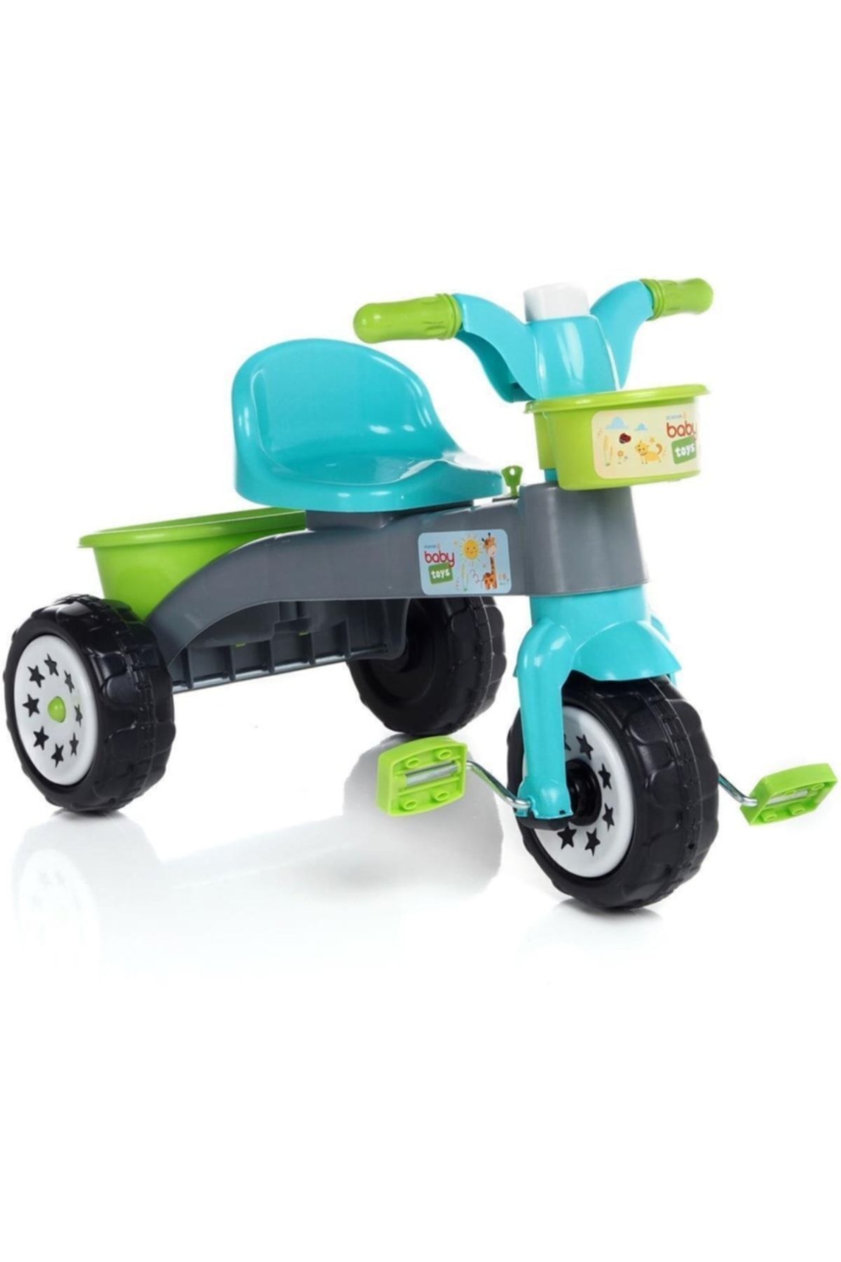 Baby Toyz Baby Toys Ilk Bisikletim Turkuaz- Gri 3600