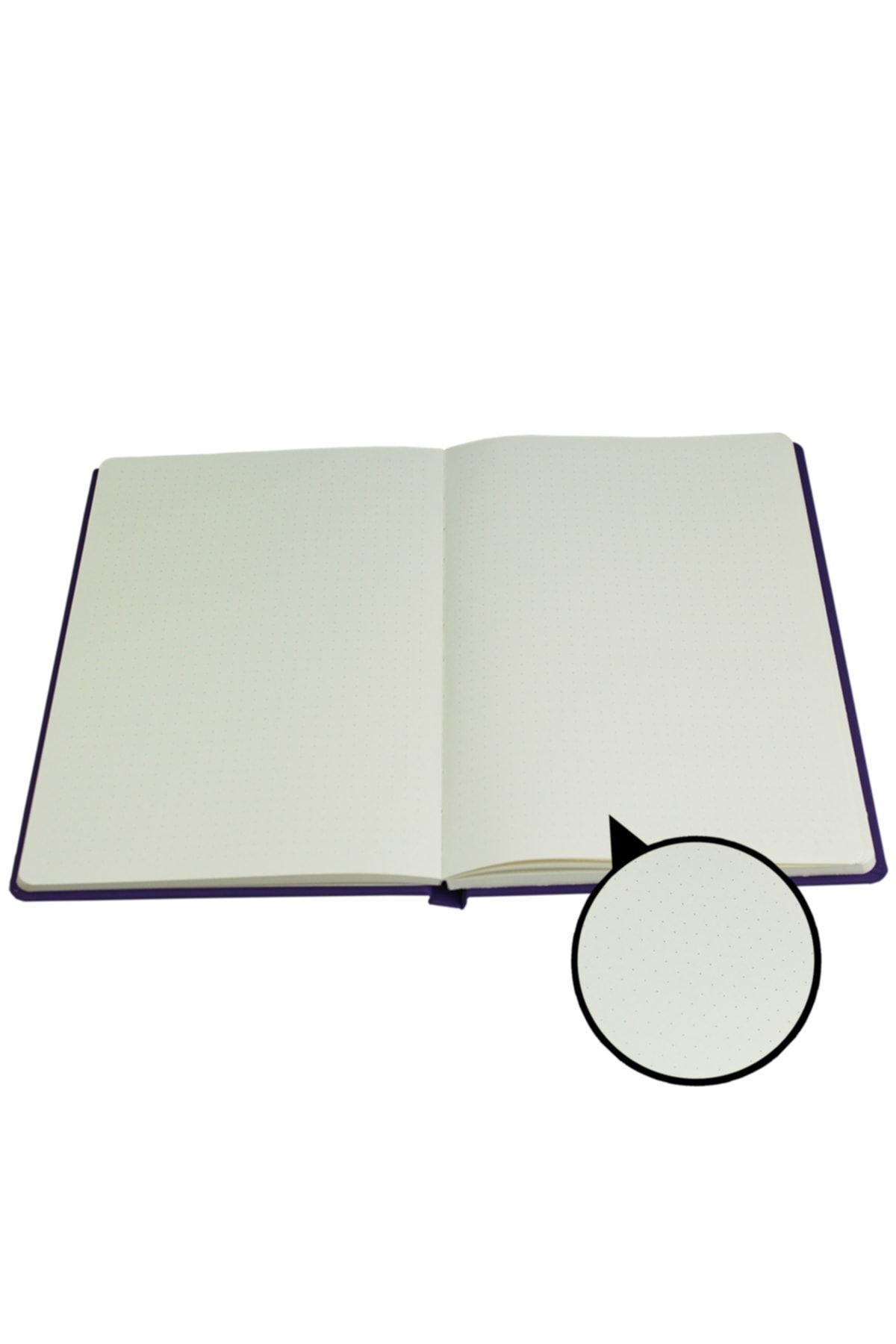 PULKO Promosyon-Notebook, 110gr Paper, (16x24cm), Binding Cloth, 164 Pages, Dotted, 043, Red 2