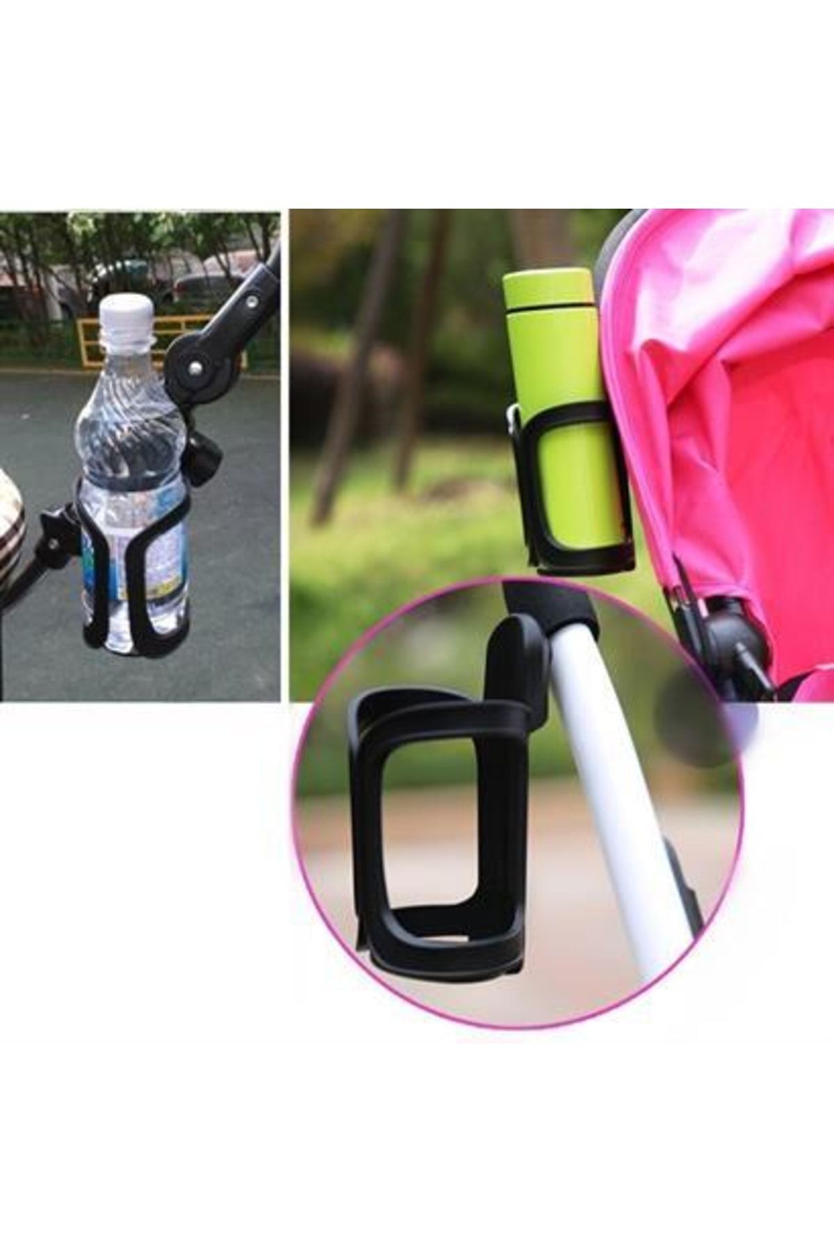 Roichil Bebek Arabası Bisiklet Uyumlu Ayarlanabilir Şişe Biberon Ve Suluk Tutucu fotoğrafı 7 (önizleme)