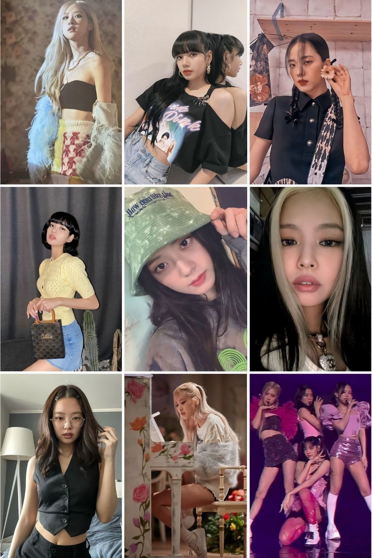 owl bag Black Pink 13 No -kpop- 9 Lu Fotokart Seti