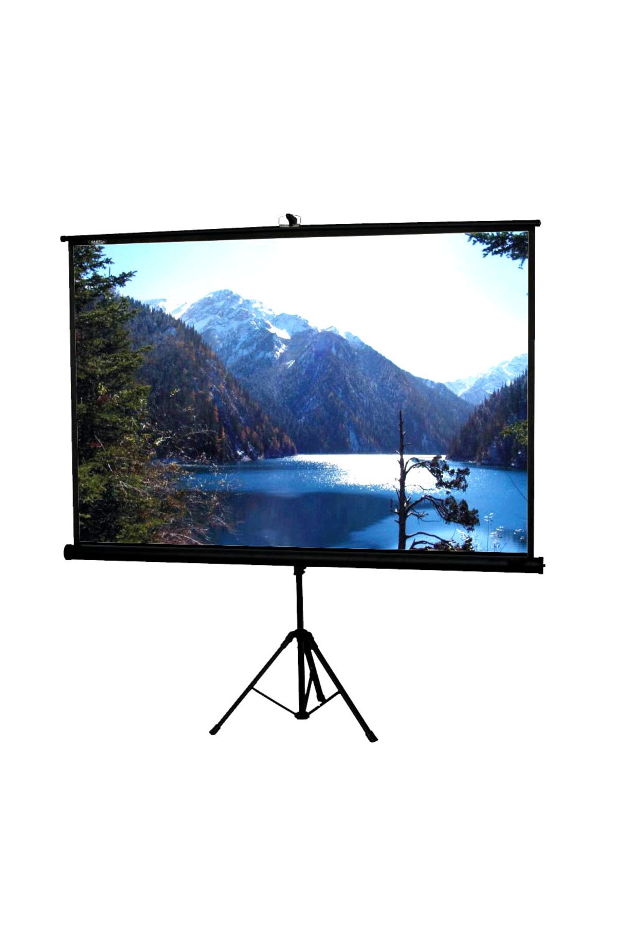 FullScreen 180x180 Tripod Ayaklı Projeksiyon Perdesi