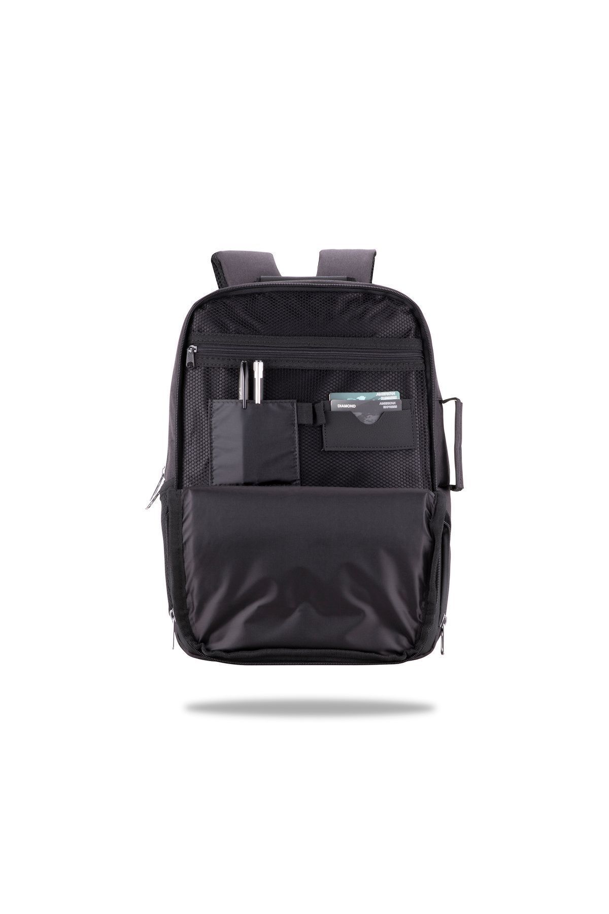 Classone-Bp-Tx304 Combo Series 15.6'' Waterproof Fabric and Zipper Notebook, Laptop Backpack - Anthracite 3