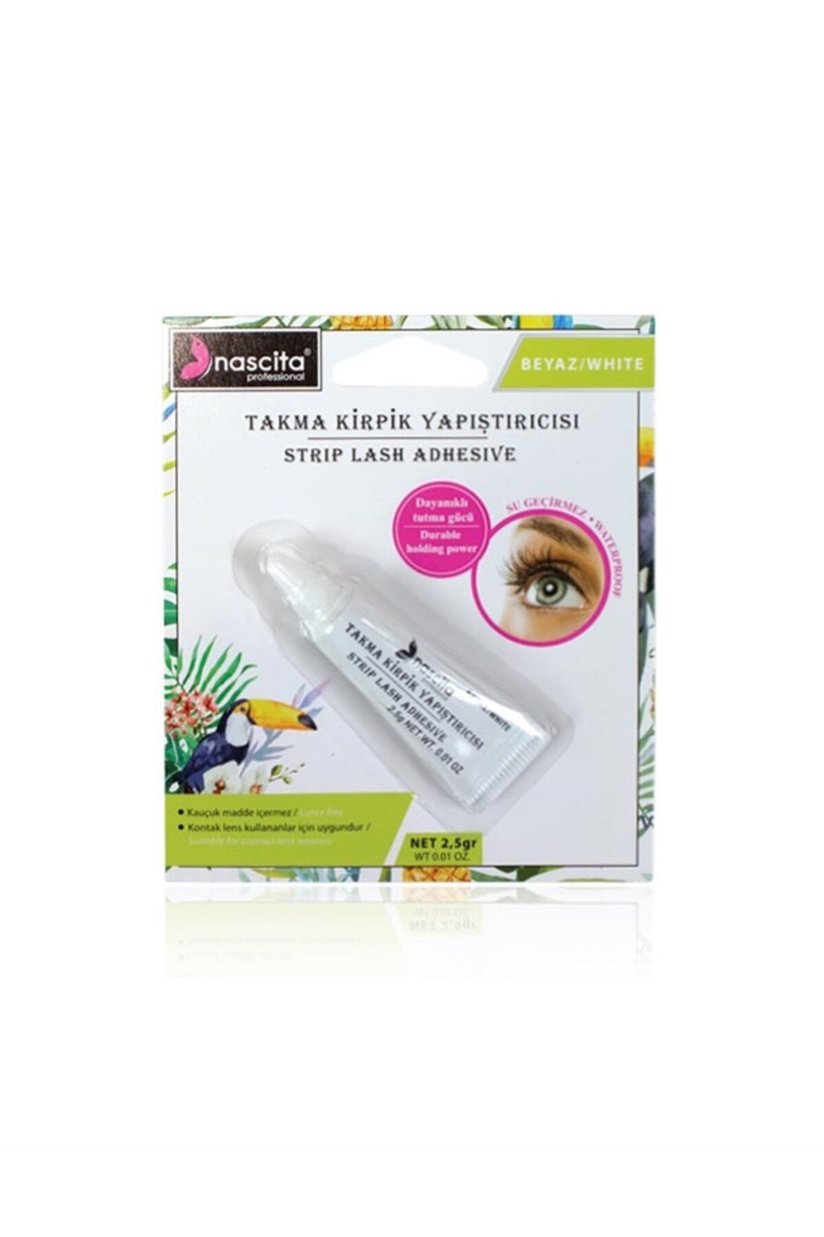 nascita Beyaz Takma Kirpik Yapıştırıcı 2.5 Gr.