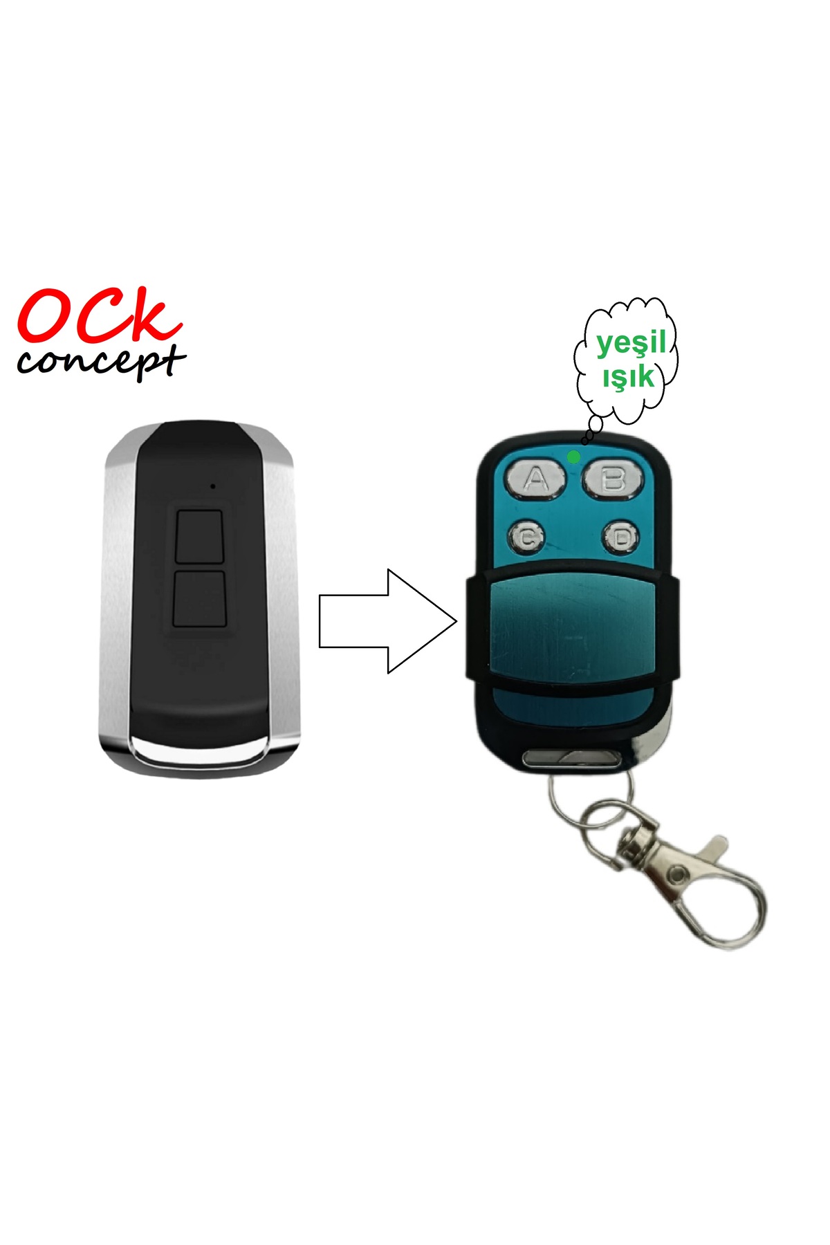 Copyable Smart Controller with Green Light for Contal Rolan Controls Wicom UK-01