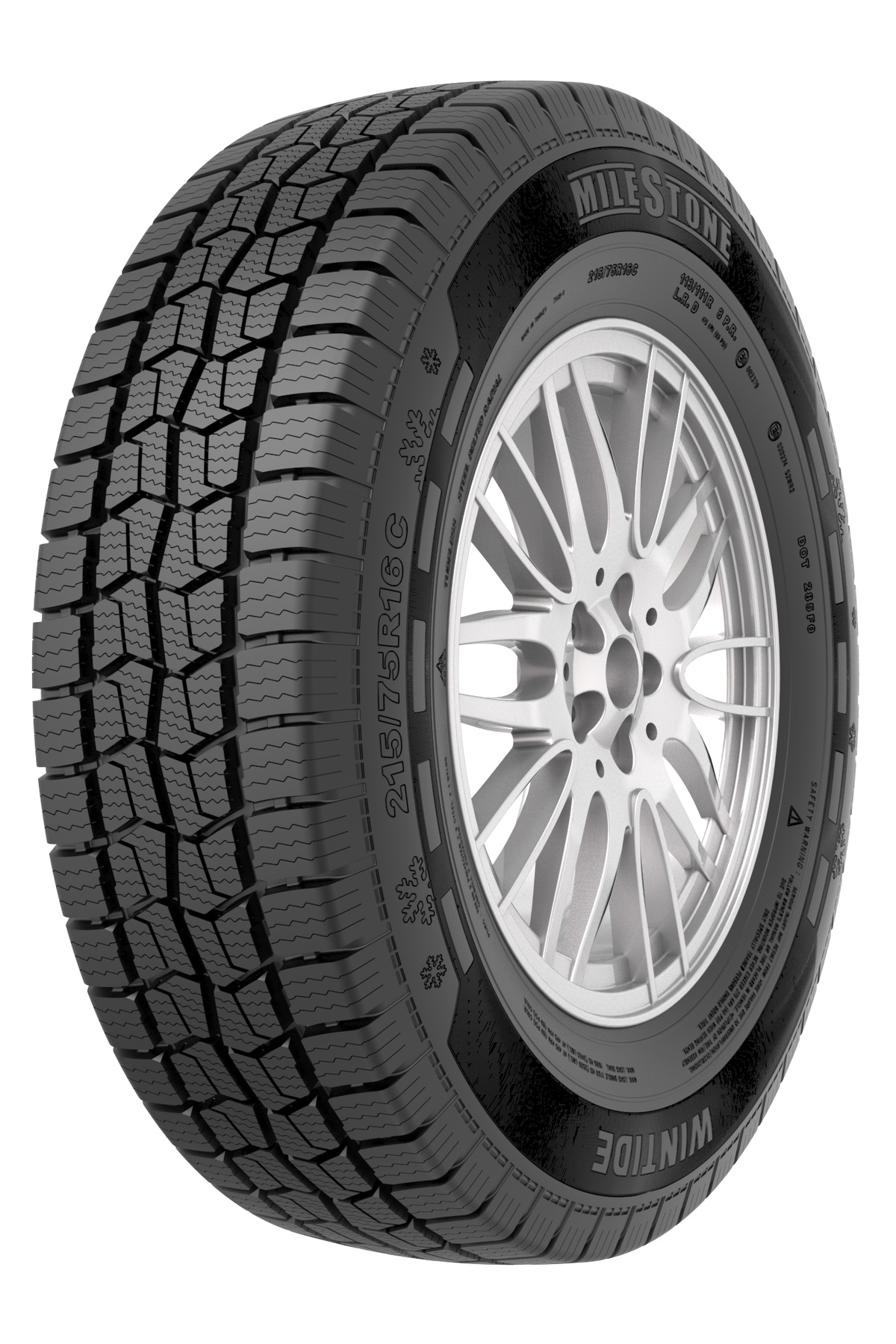 Milestone 215/75R16C  116/114R 10PR WINTIDE MILESTONE (2024)KIŞ LASTİĞİ