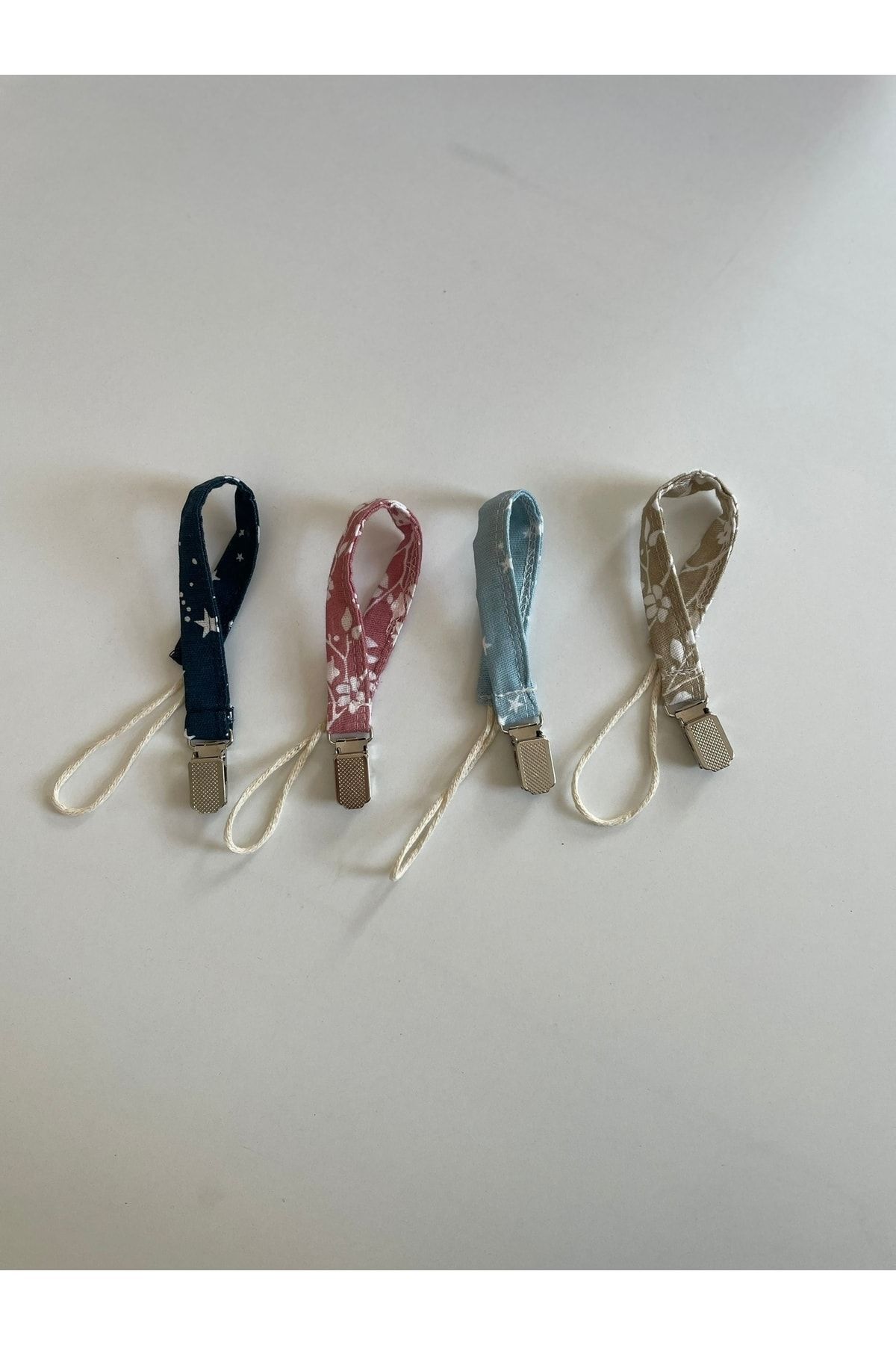 runbaby Run Baby Desenli Müslin Emzik Askı Set ( 4 Adet) fotoğrafı 4 (önizleme)