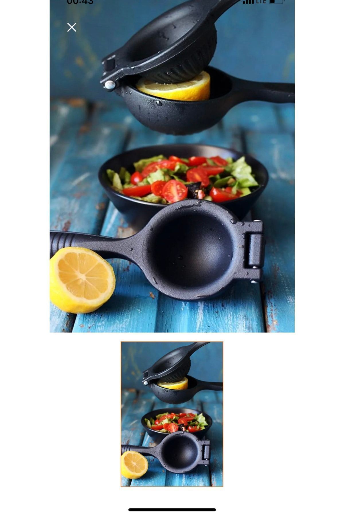 Esse Life-Real Cast Citrus Lemon Squeezer Multi-Purpose Lemon Squeezer 1 Piece 3