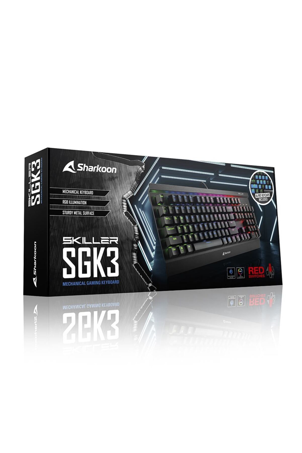 SHARKOON-SKILLER MECH SGK3 RED (US- LAYOUT) 5