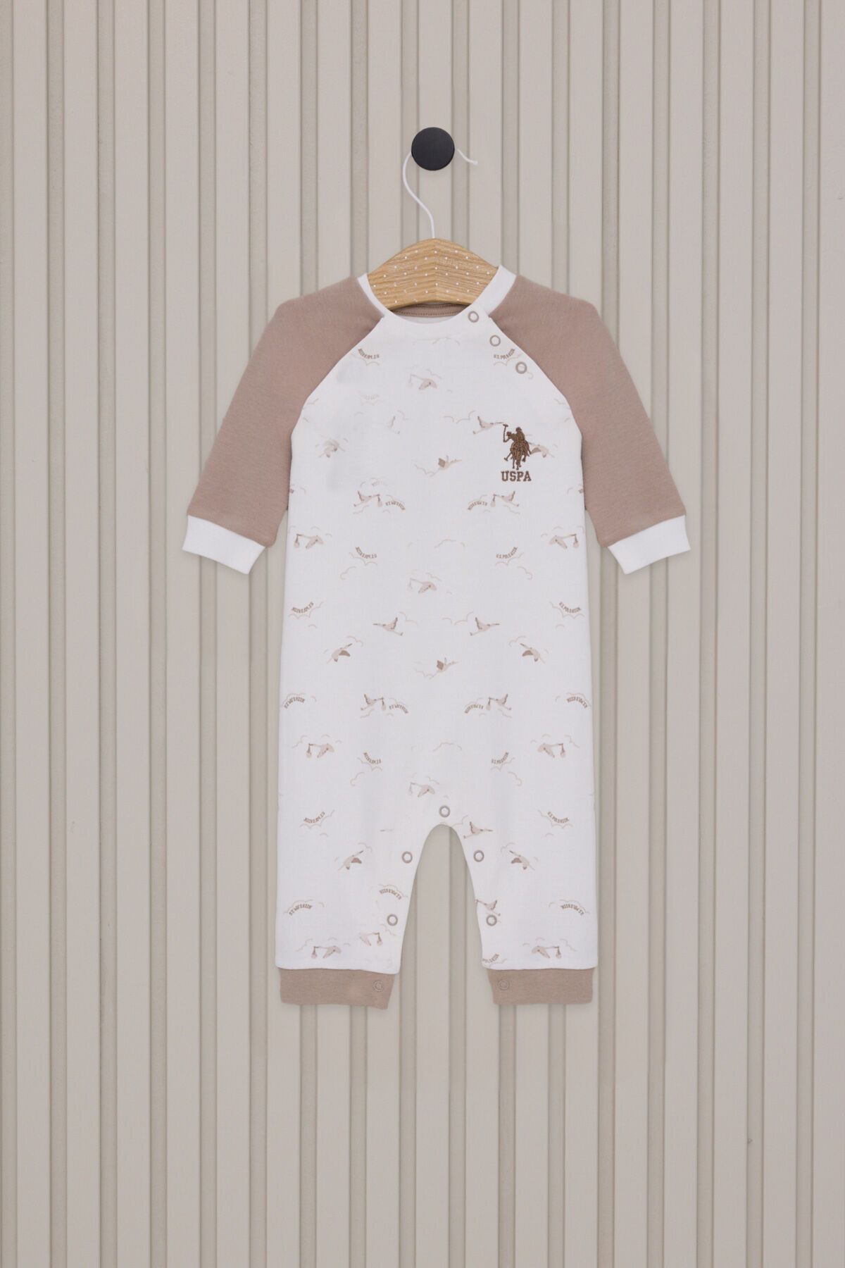 U.S. Polo Assn.-Men's Cream White Jumpsuit 1