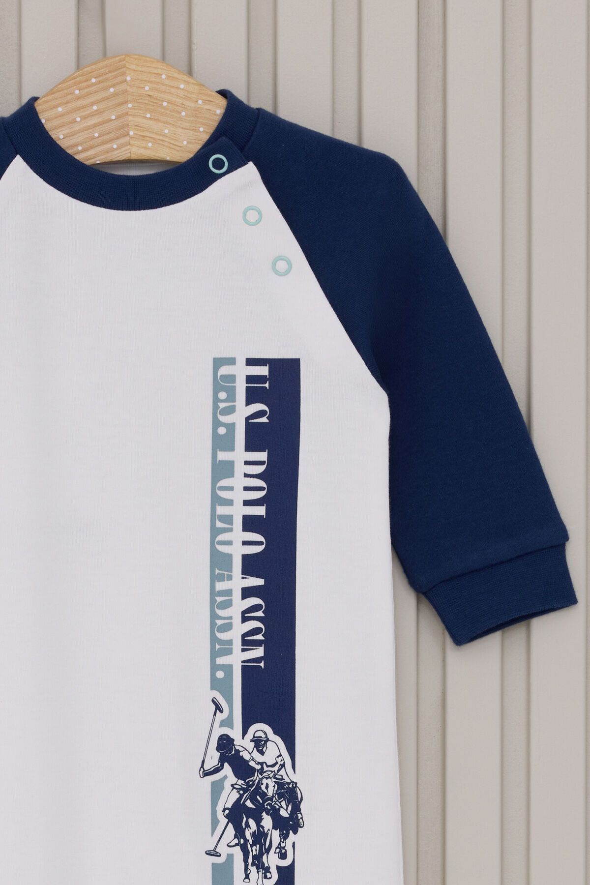 روپوش کرم نوزاد پسر U.S. Polo Assn.