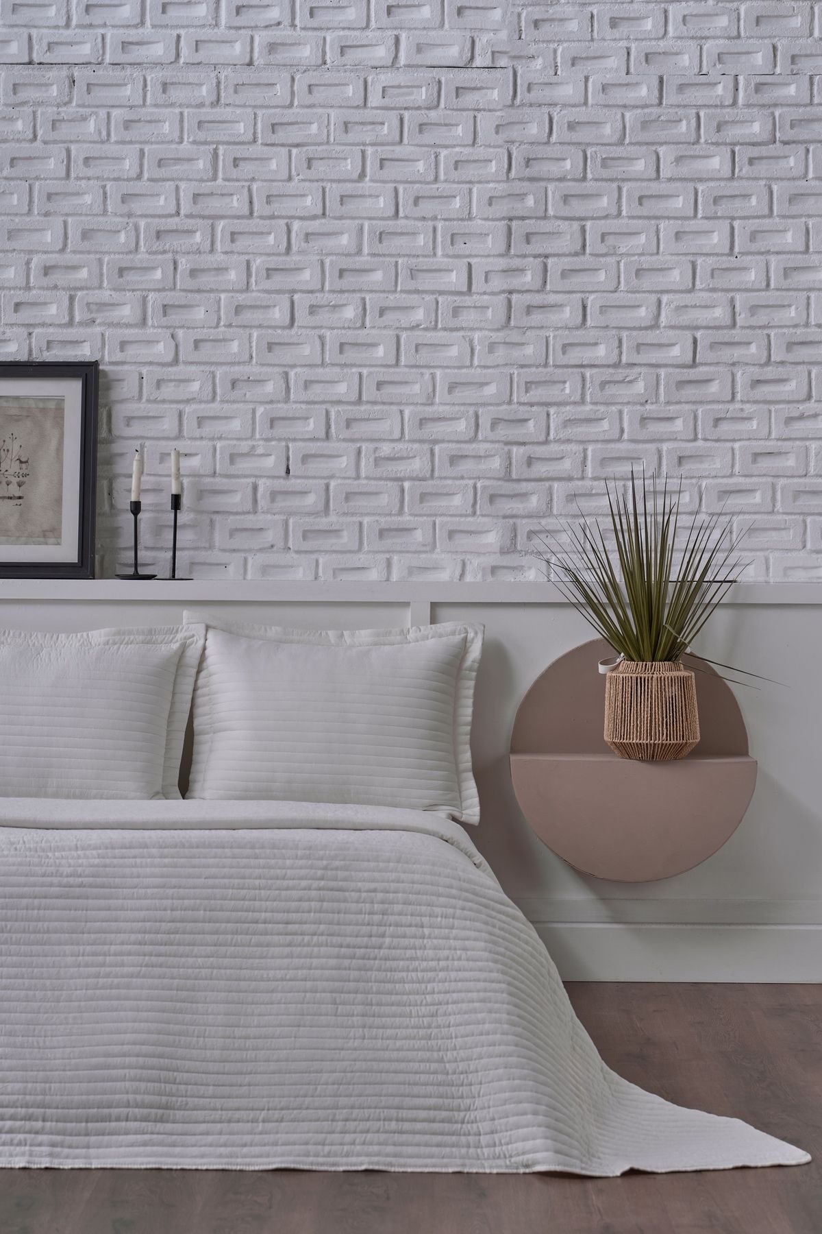 Doqu Home-Ecru Otto Bedspread - Single 1