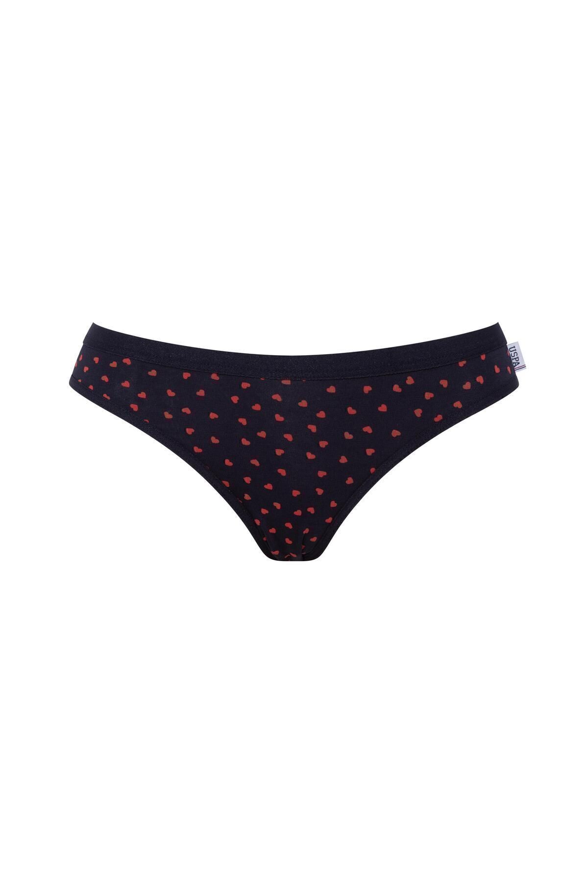 U.S. Polo Assn.-- Női sötétkék - piros - sötétkék 3 részes slip 66425 4