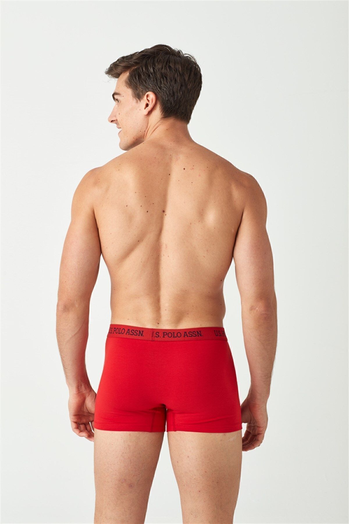 U.S. Polo Assn.-Férfi piros - sötétkék 2 részes boxer 80374 7