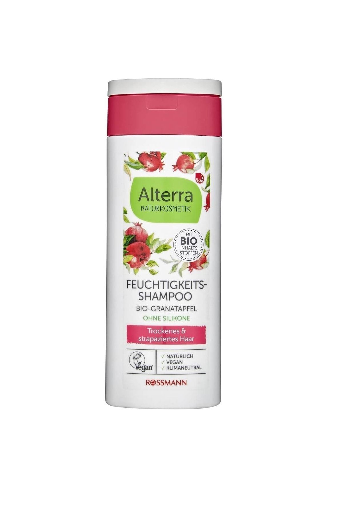 شامپو مردانه و زنانه عصاره انار وگان ROSSMANN VEGAN 200 میل 4305615307718 Alterra