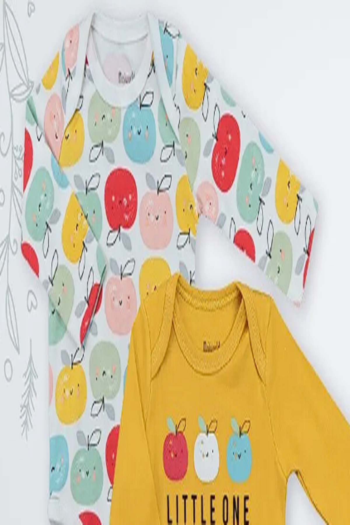 بادی نوزادی پسرانه – دخترانه زرد Esmilda | TYC6F451581DE78900 اورجینال - تصویر 3