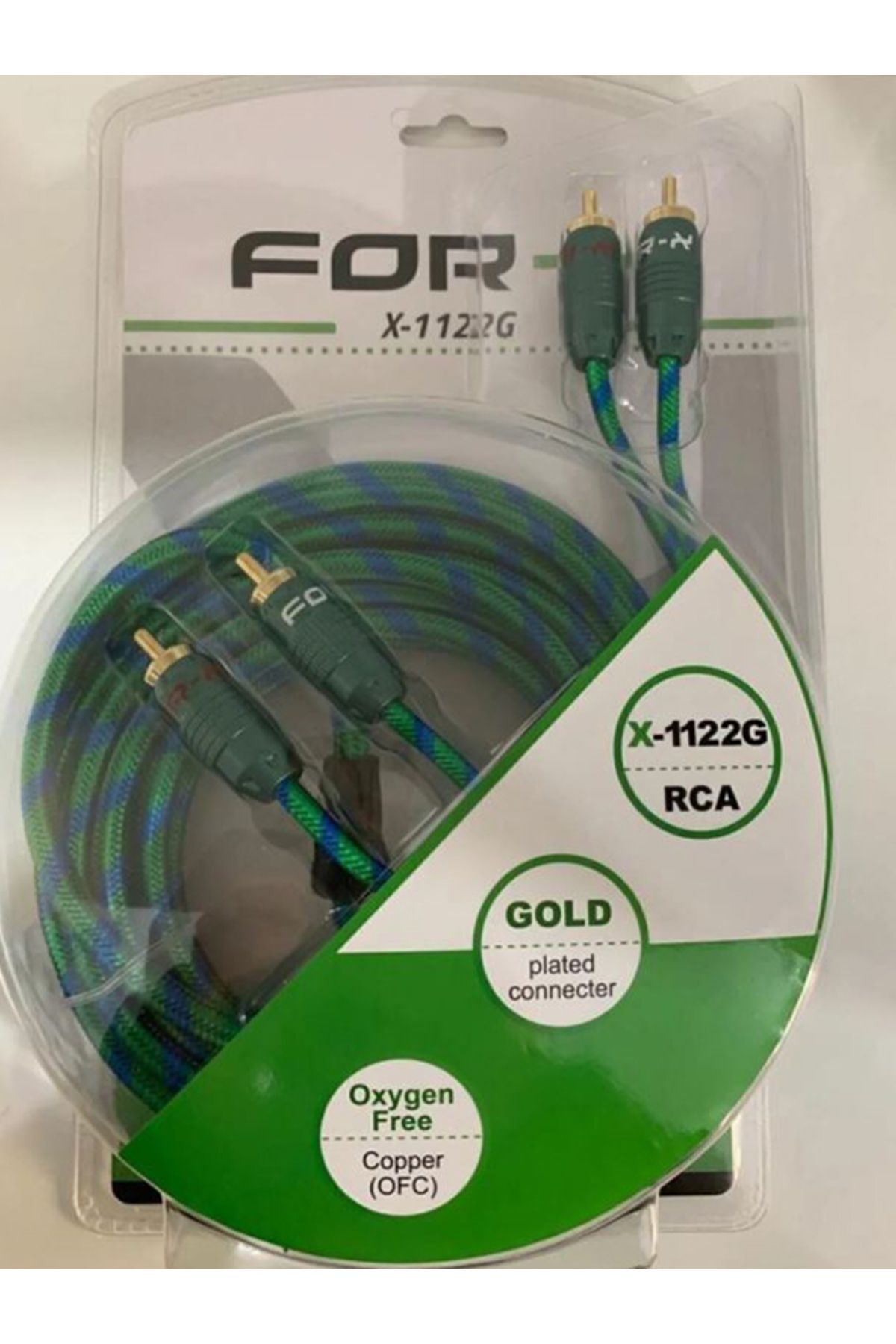 FORX5 Profesyonel Oto Teyp Rca Kablosu X-1122g - Fiyatı, Yorumları