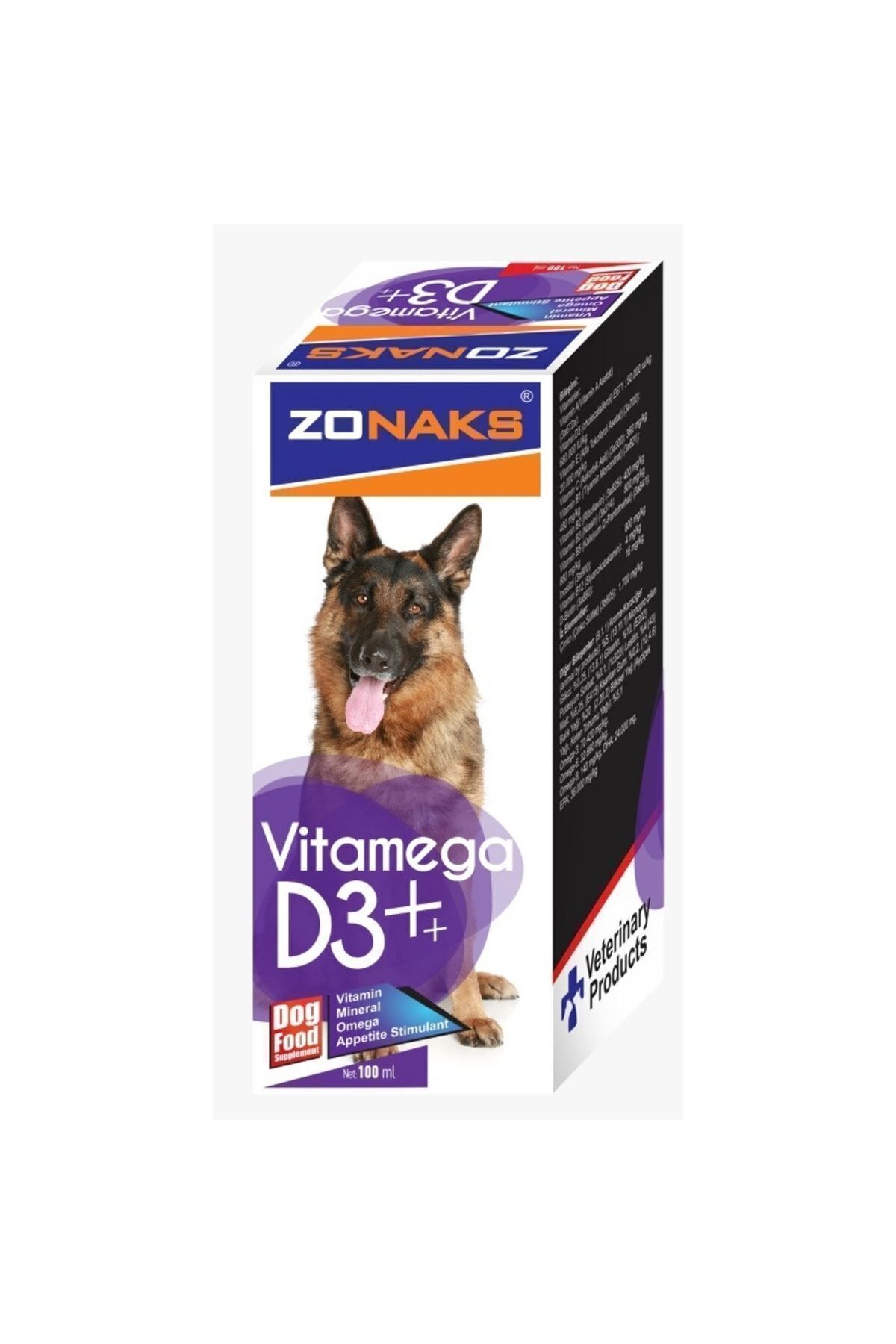 Zonaks Yetkili Satıcı - Zonaks Köpek Vitamini D3 100 ml