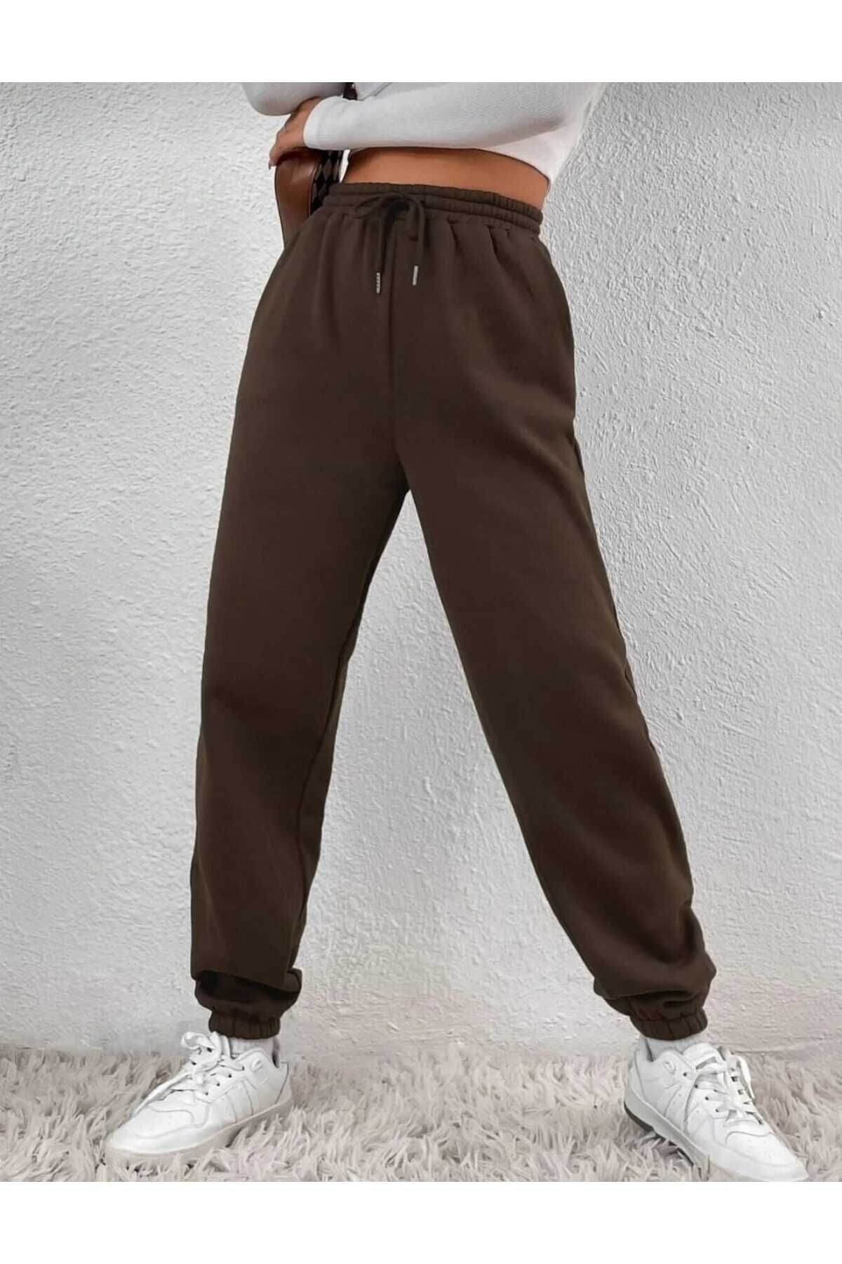 TNR SPORT-High Waist Elastic Jogger Sweatpants 3