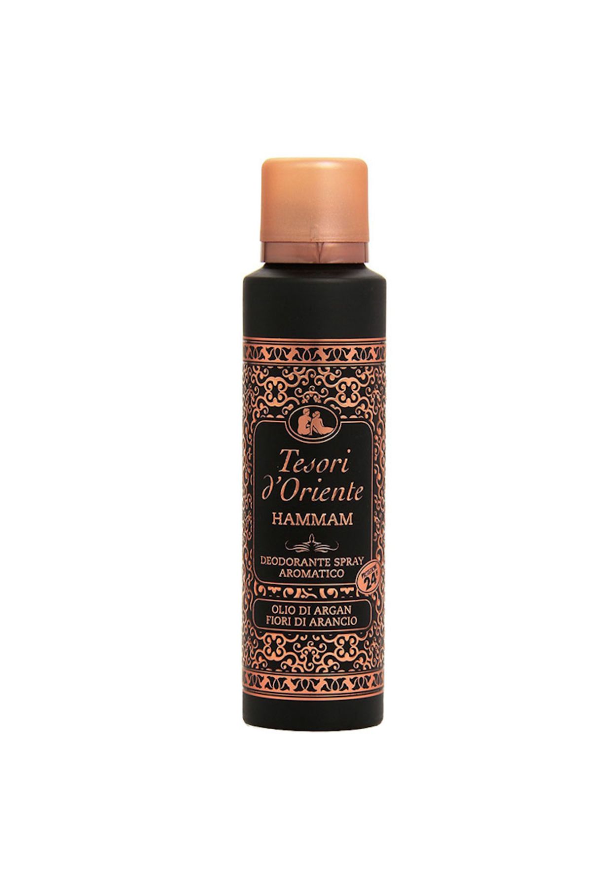 حمام - اسپری دئودورانت آروماتیک - دئودورانت ایتالیایی - روغن آرگان و گل پرتقال - 150 میلی لیتر Tesori d'Oriente