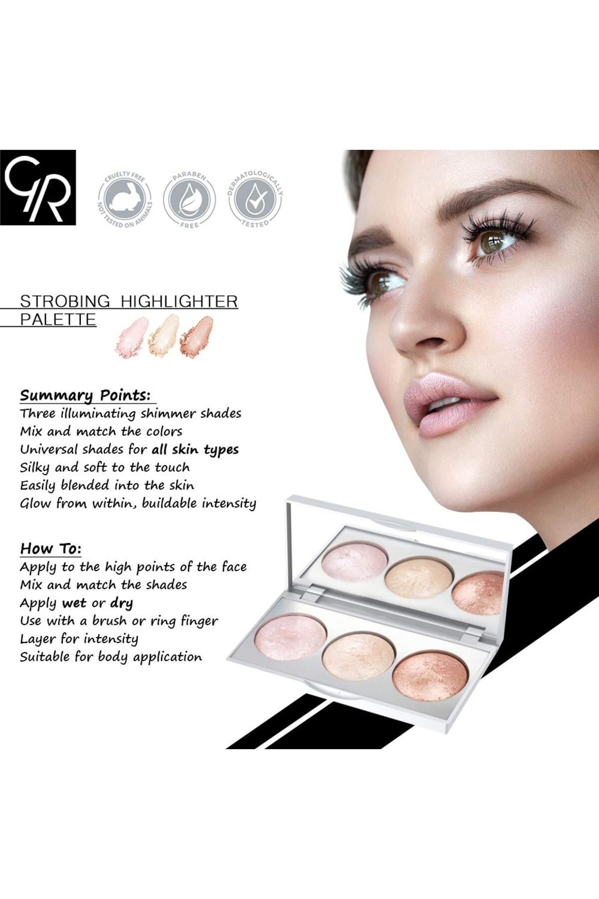 Golden Rose-STROBING HIGHLIGHTER PALETTE 2