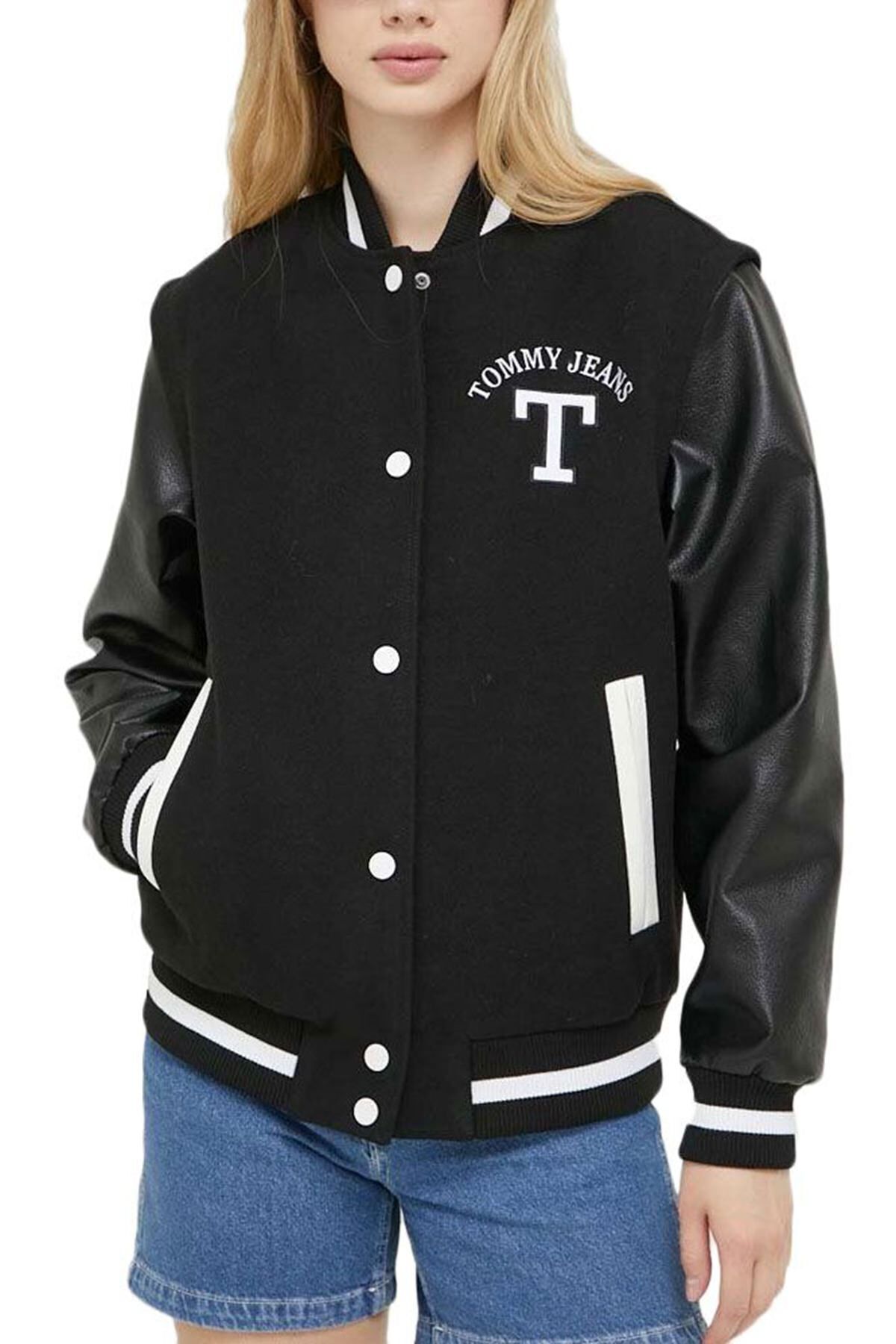 تامی جینز کاپشن زنانه (کد مدل: DW0DW15958)