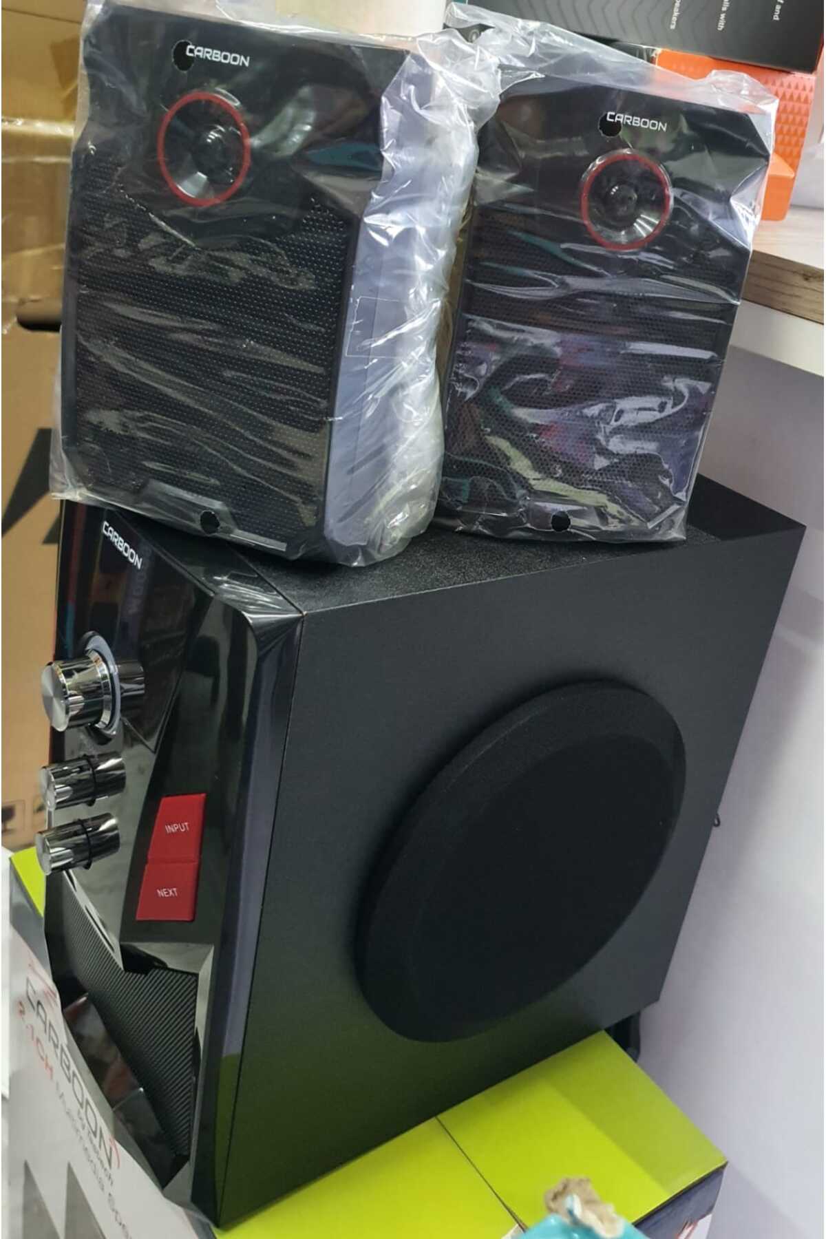2+1 Ses Sistemi Fm Radyo Sd Kart Usb Bluetooth Uzaktan Kumandalı Subwoofer Hoparlör 3