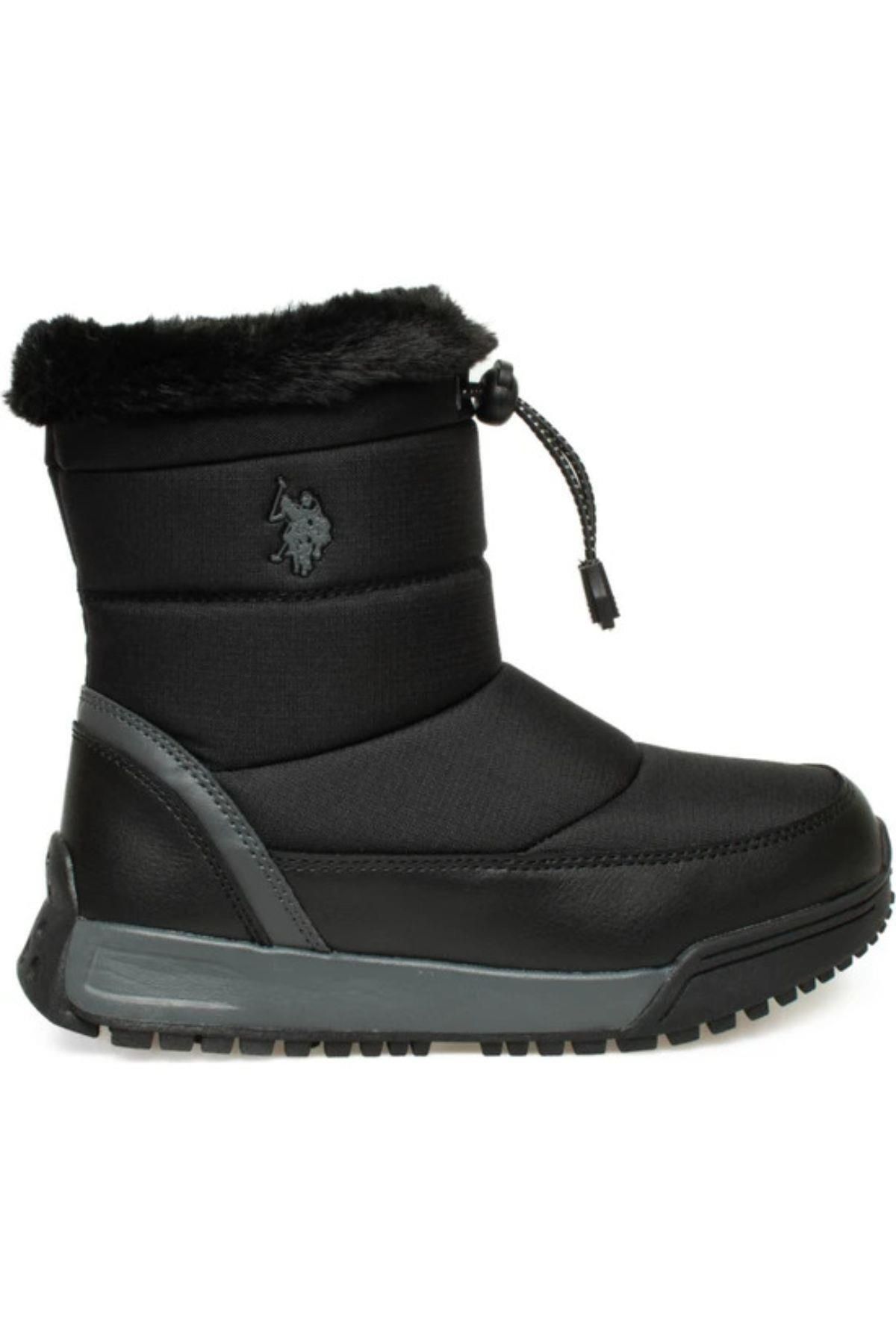 چکمه و بوت مشکی دخترانه پسرانه بچگانه بارانی JR 3PR ان پوتین U.S. Polo Assn.
