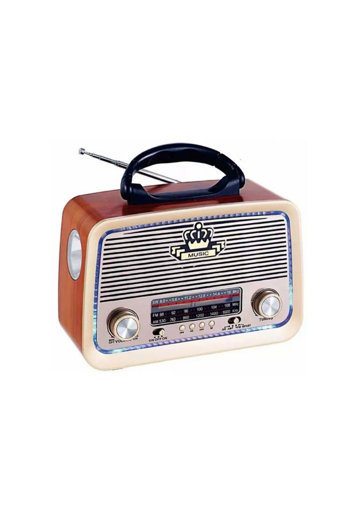 Harbass 301 Radyo Fener+Bluetooth+Usb+FM Nostaljik Radyo