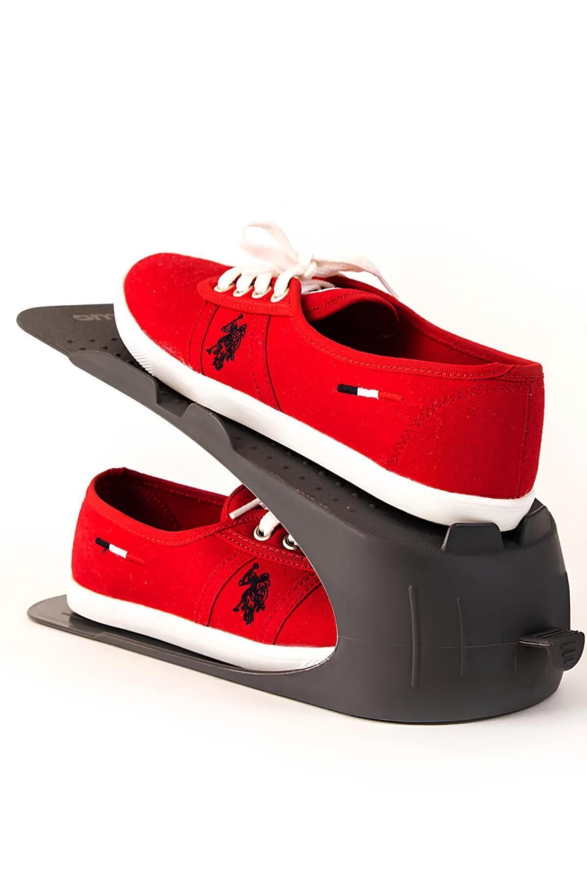 Genel Markalar 8 ADET SİYAH AYAKKABI RAMPASI AYAKKABI DÜZENLEYİCİ ORGANİZER