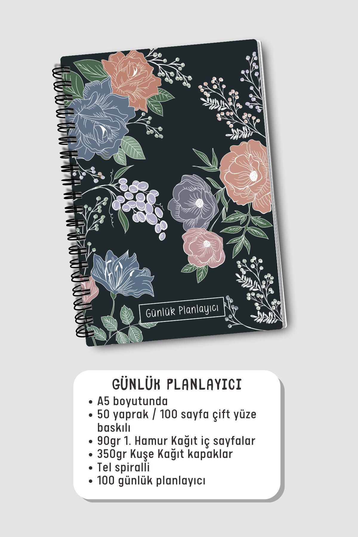 Eldesen Tasarım 3'lü Planlama Seti, Günlük Planlayıcı, Haftalık ...