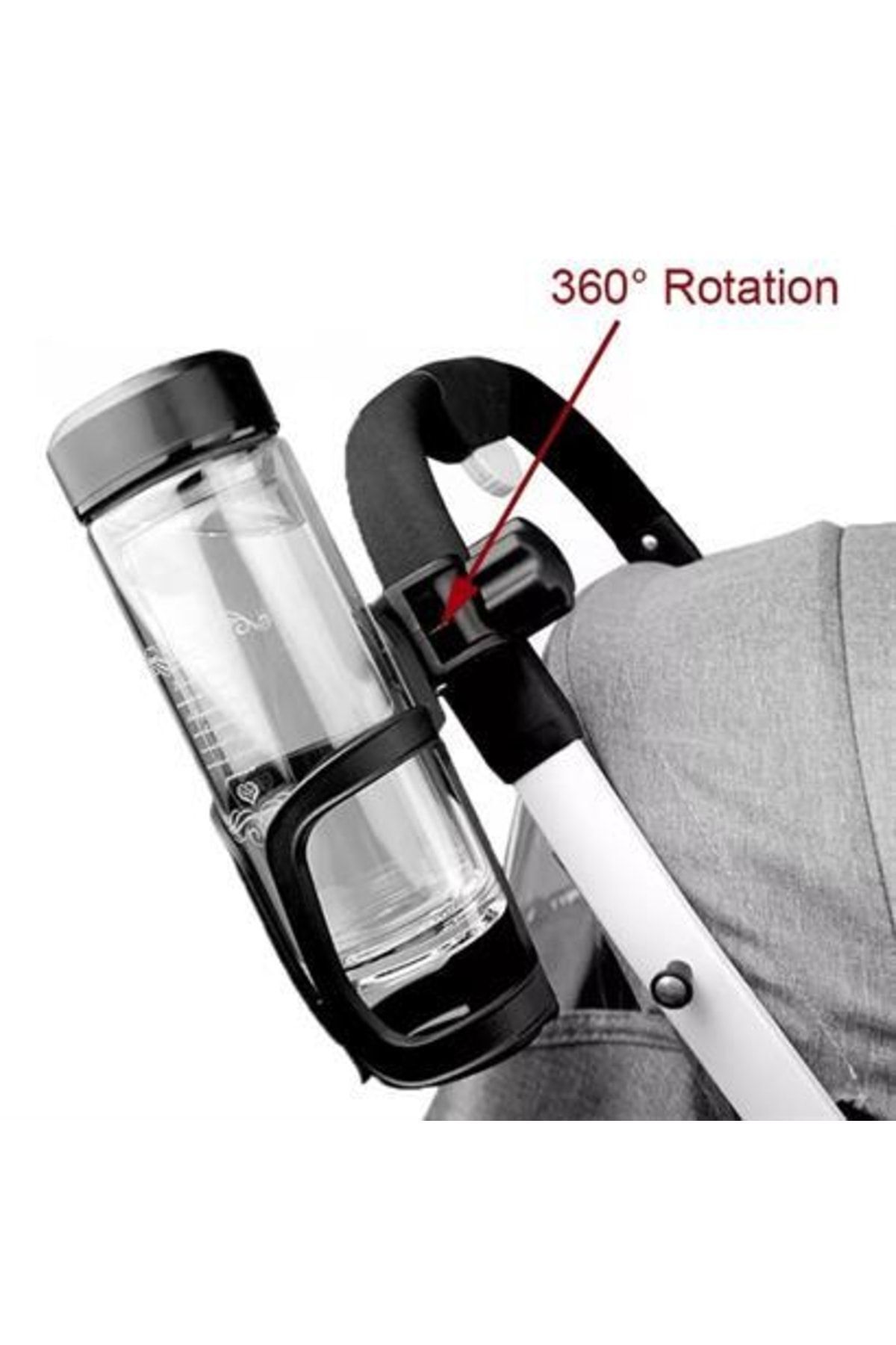 Roichil Bebek Arabası Bisiklet Uyumlu Ayarlanabilir Şişe Biberon Ve Suluk Tutucu fotoğrafı 4 (önizleme)